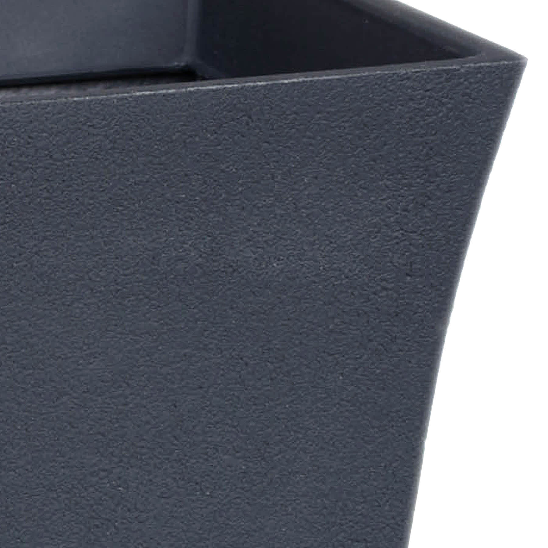 Japi Valencia Black Tall Outdoor Planter, Medium