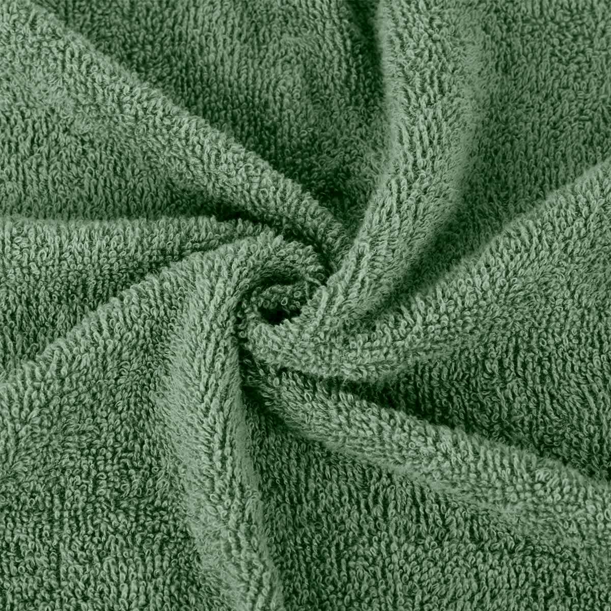 Essential Solid Green Hand Towel, 16x26