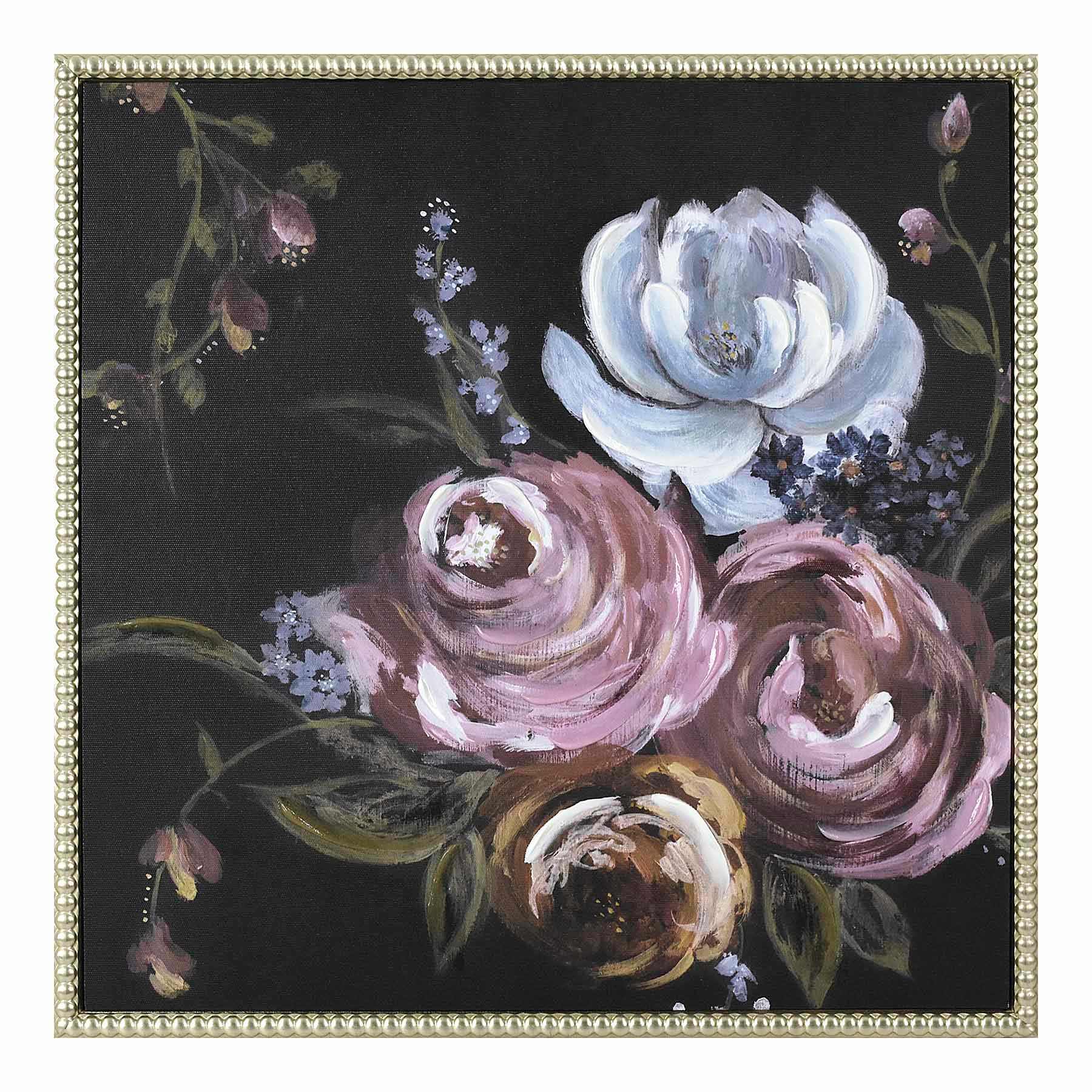 Framed Ashleigh Roses Canvas Wall Art, 17"