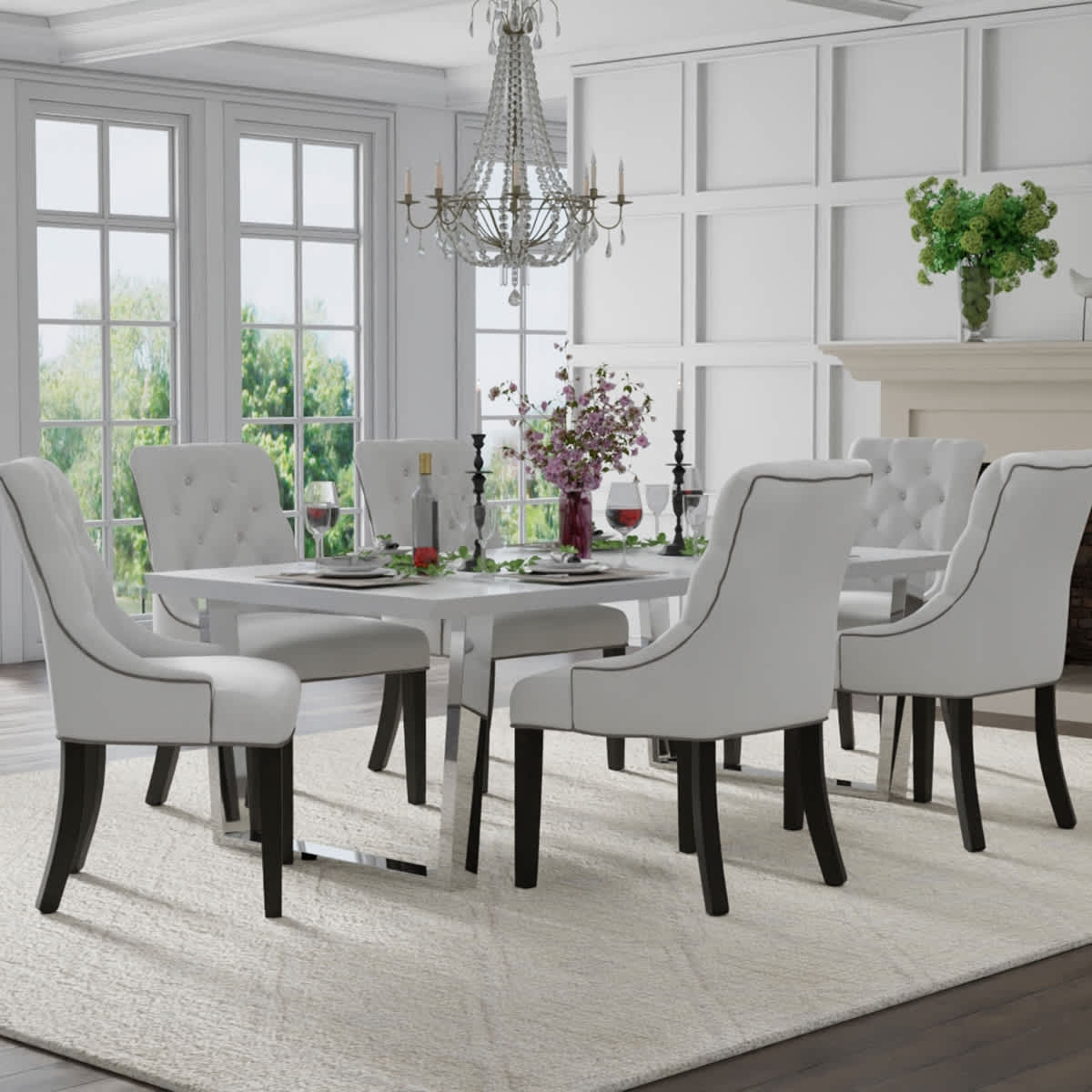 (B689) Crosby St. Sanremo Ivory Diamond Design Accent Rug, 3x5