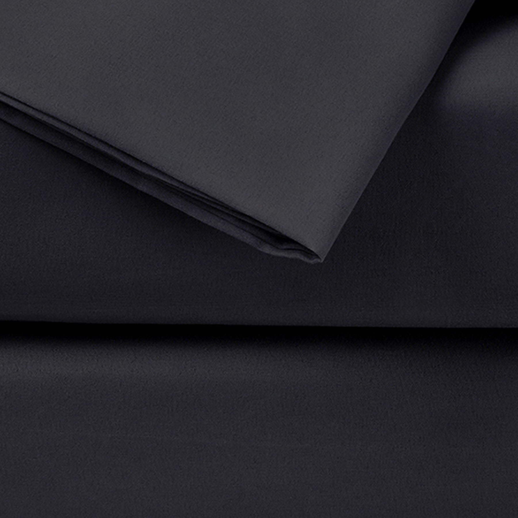 4-Piece Black Cooling Microfiber Sheet Set, Full