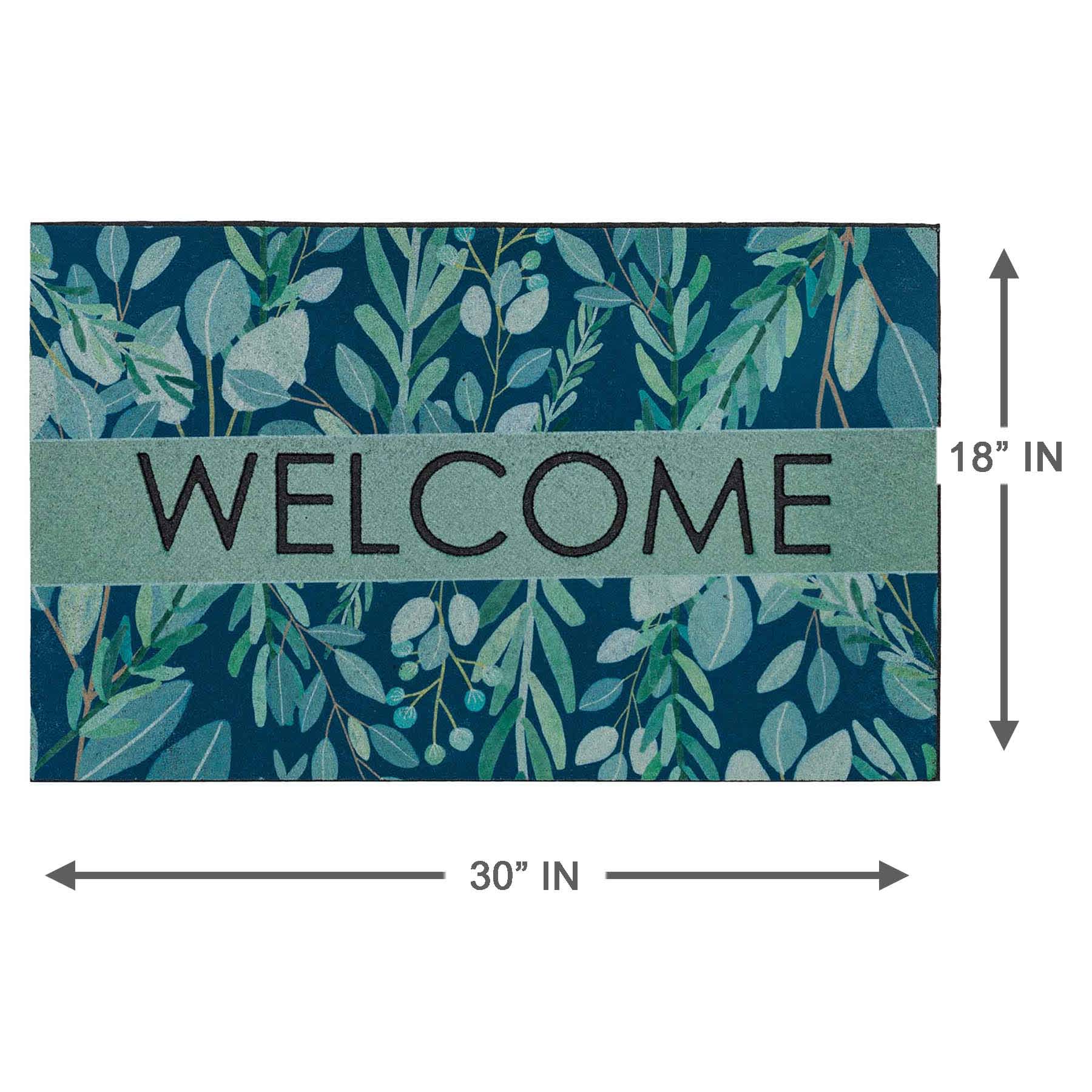 Peaceful Eucalyptus Doormat, 18x30