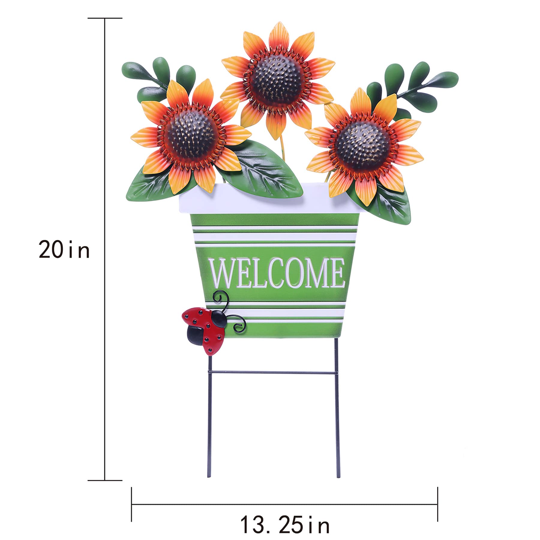 20In Sunflower Stake
