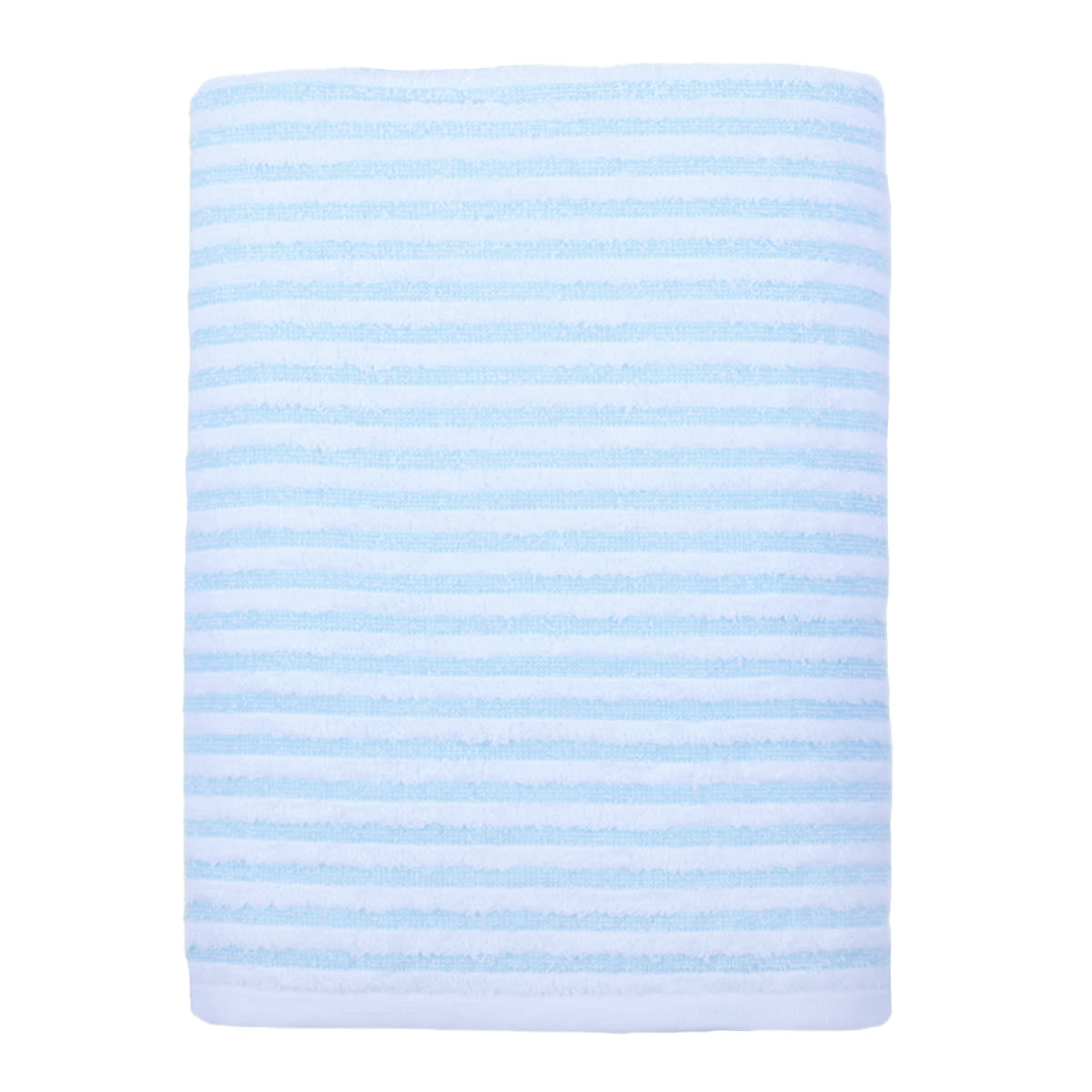 Essential Striped Turquoise Bath Towel, 30x54