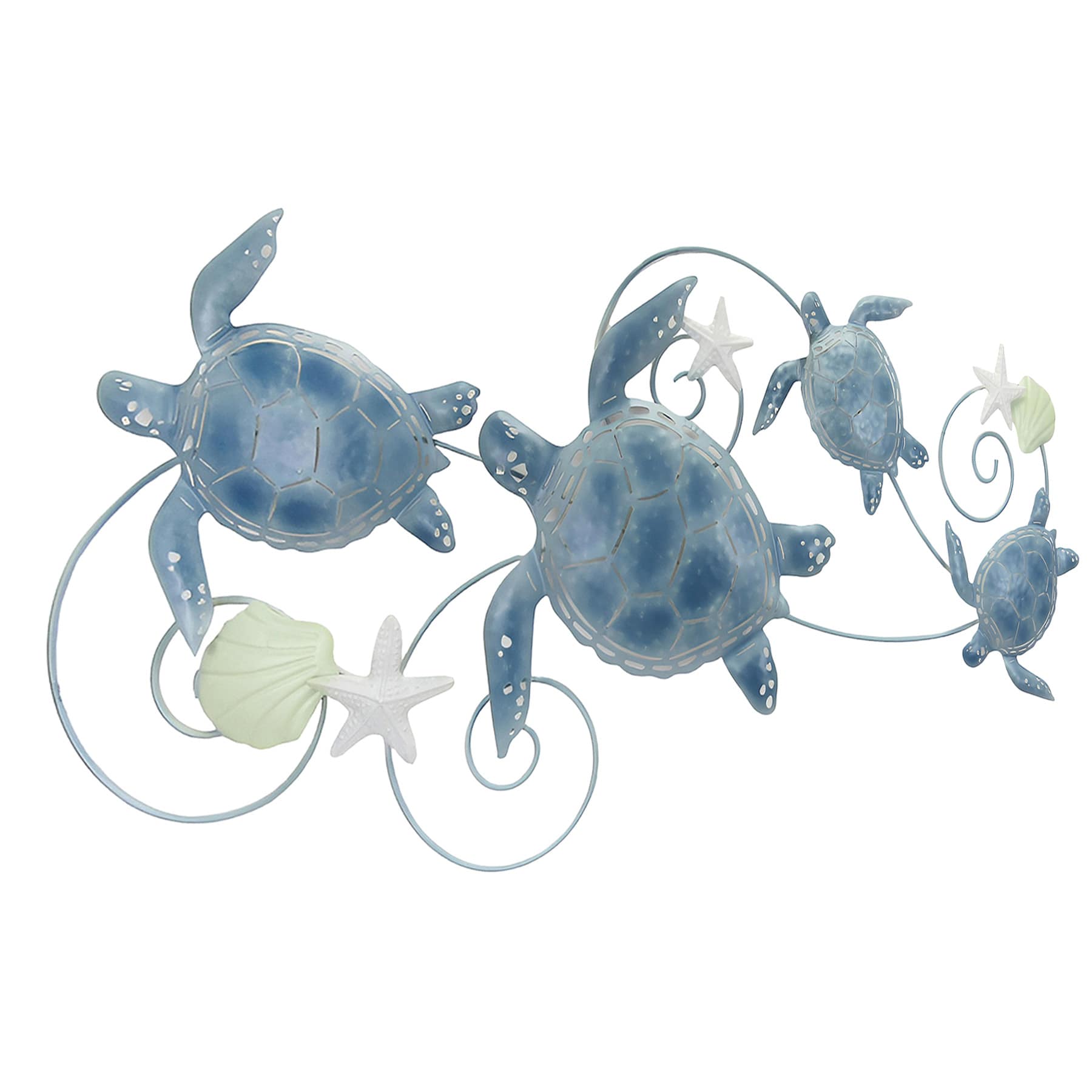 Metal Sea Turtles, 18"