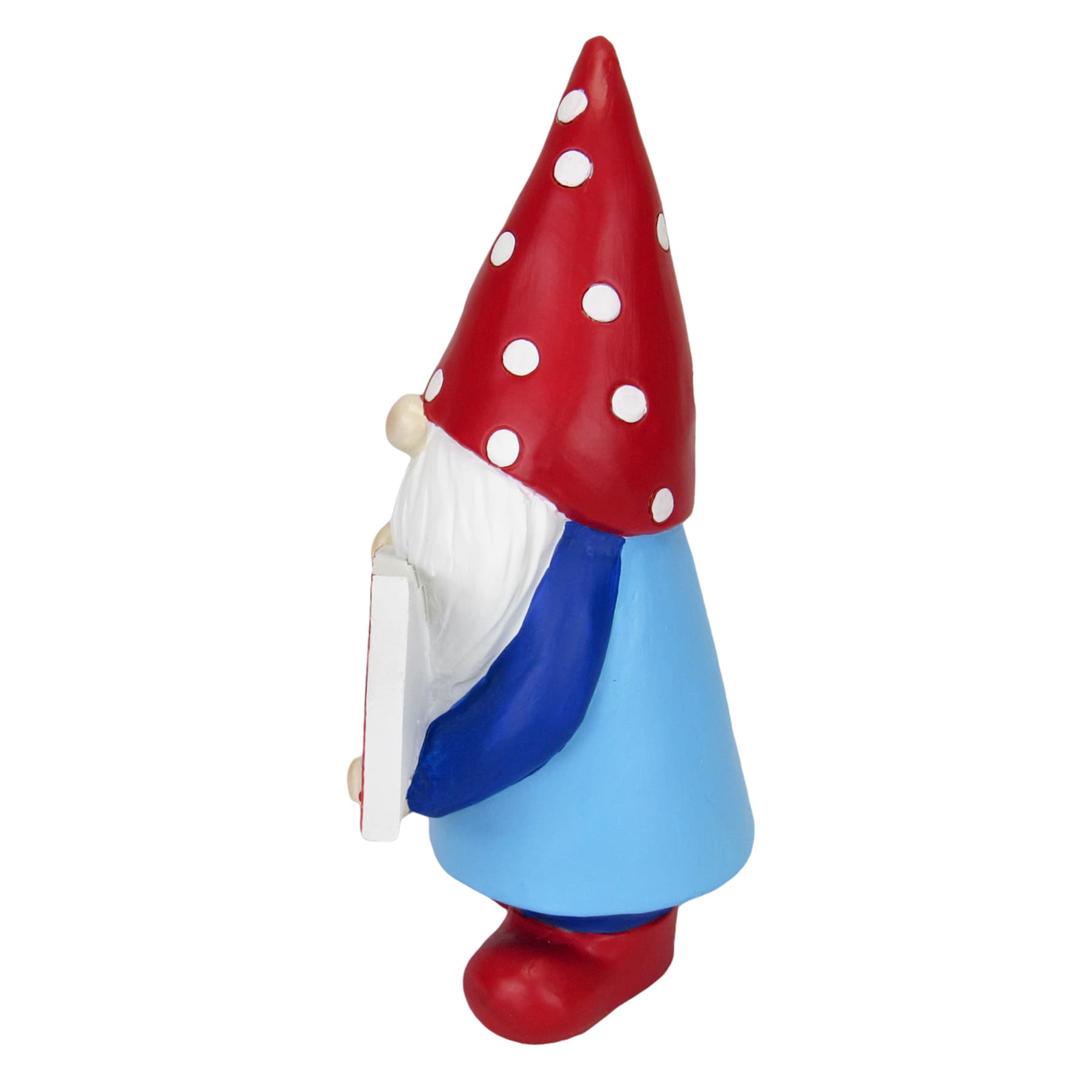 Resin Patriotic Gnome with Sign