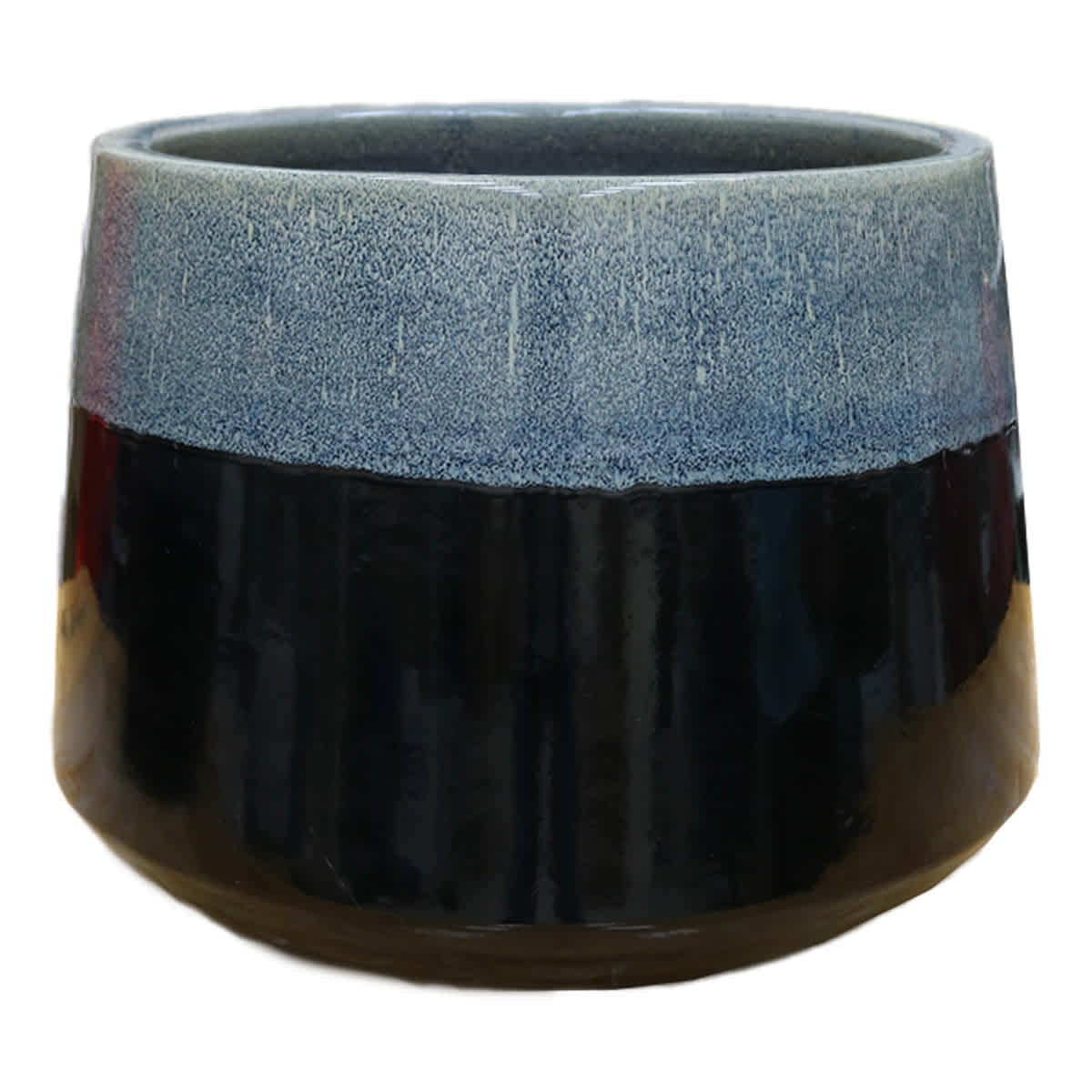 Mixed Reactive Glaze Outdoor Planter, Large