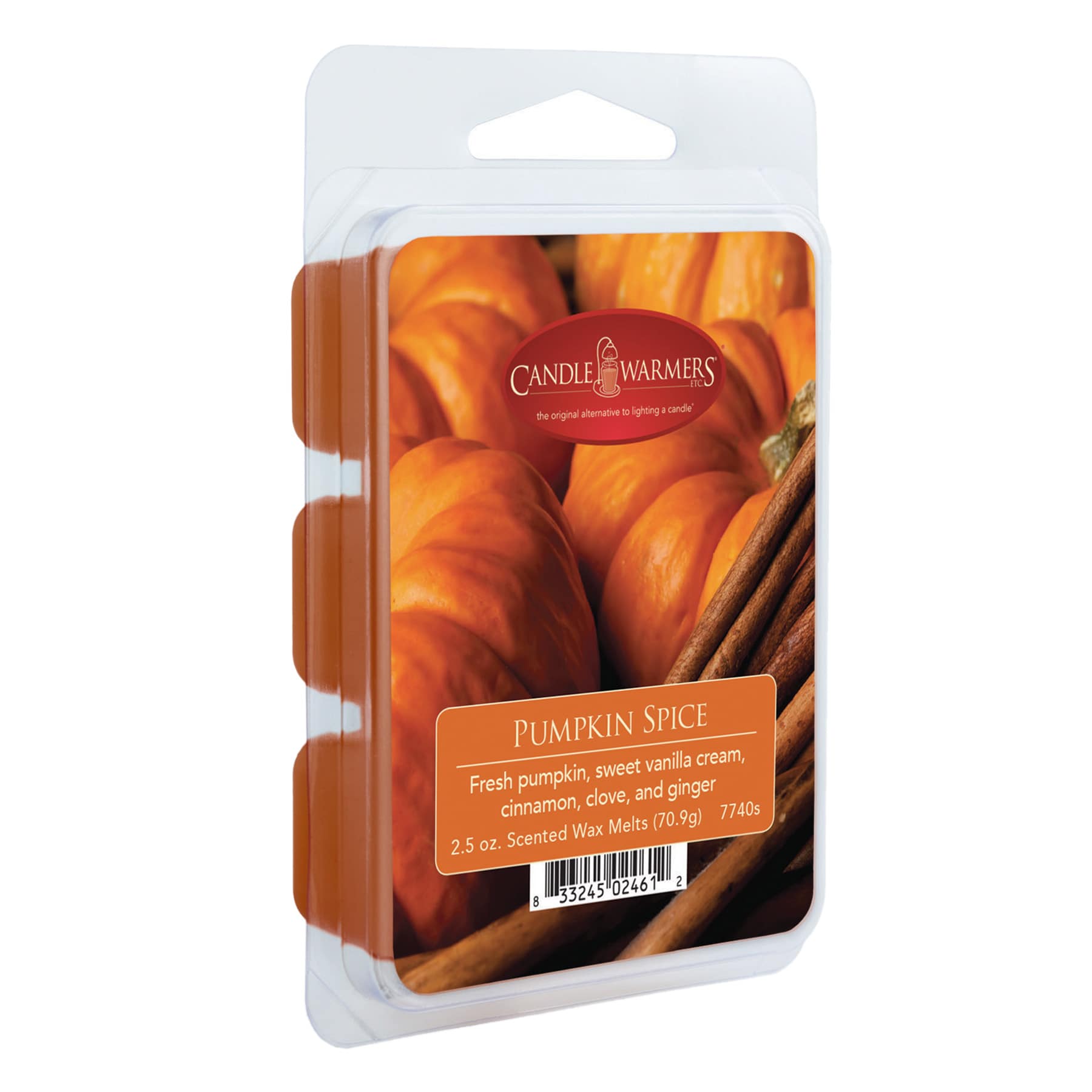 Pumpkin Spice Scented Wax Melts, 2.5oz
