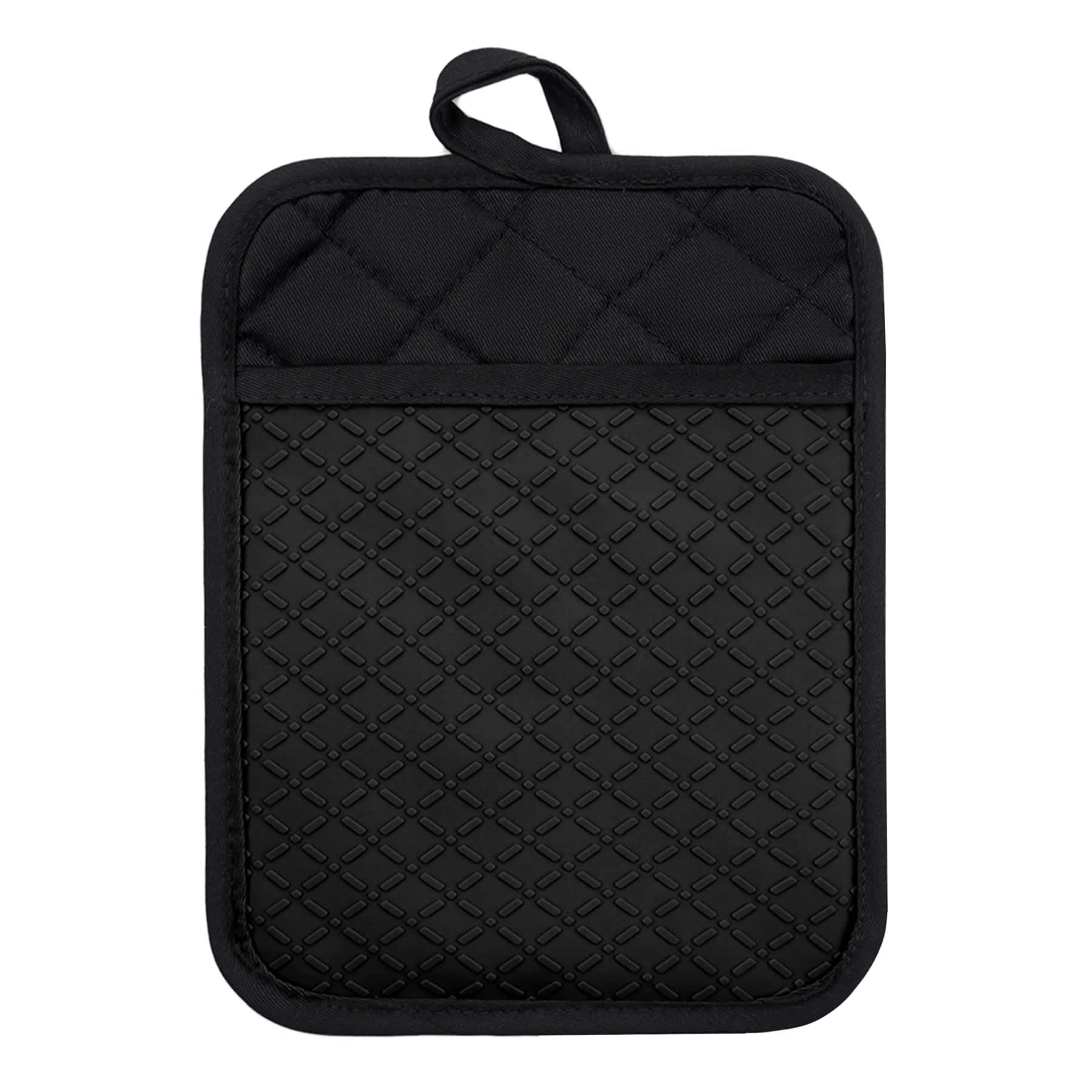 Black Silicone Pot Holder