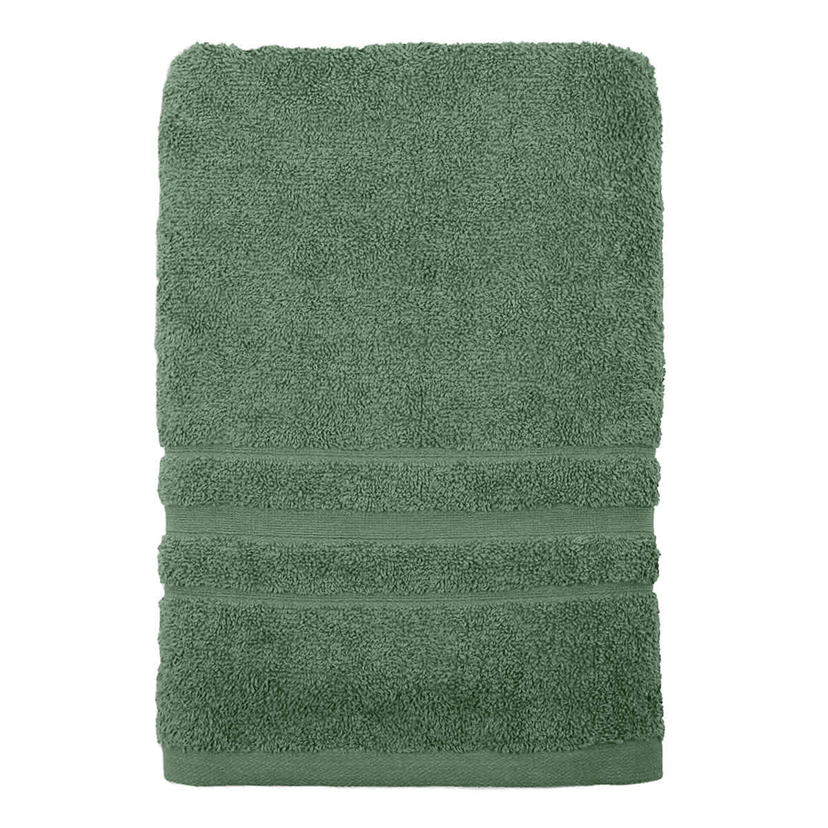 Essential Solid Green Bath Towel, 30x54