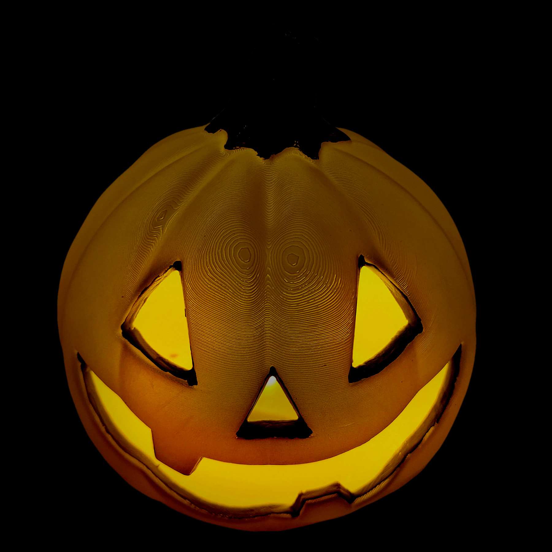 White Pre-Lit Halloween Jack-o'-Lantern, 5"
