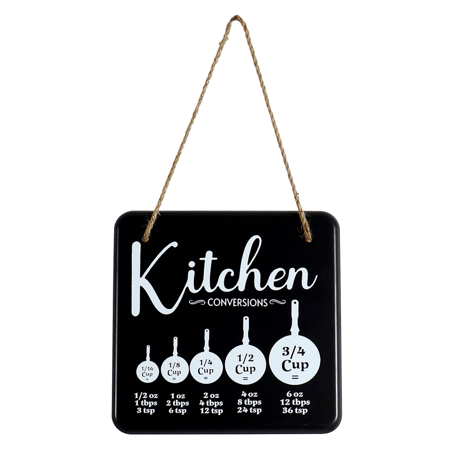 Kitchen Conversions Wall Decor, 8"