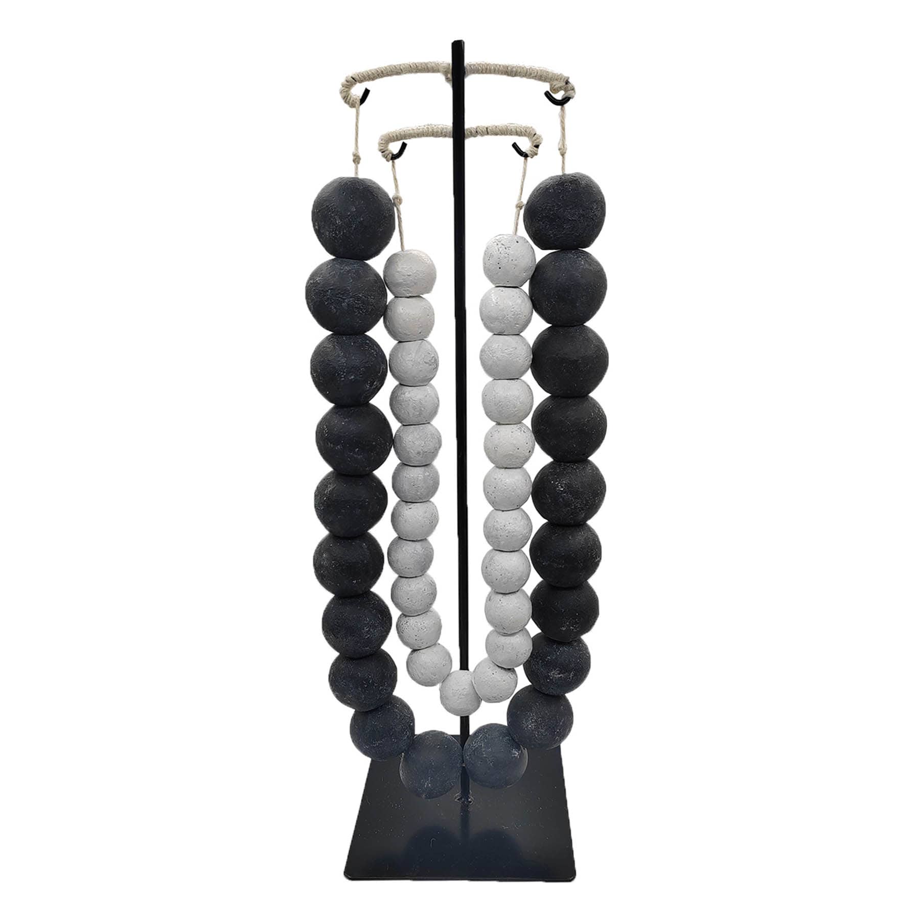 Found & Fable Prayer Beads on Stand, 16"