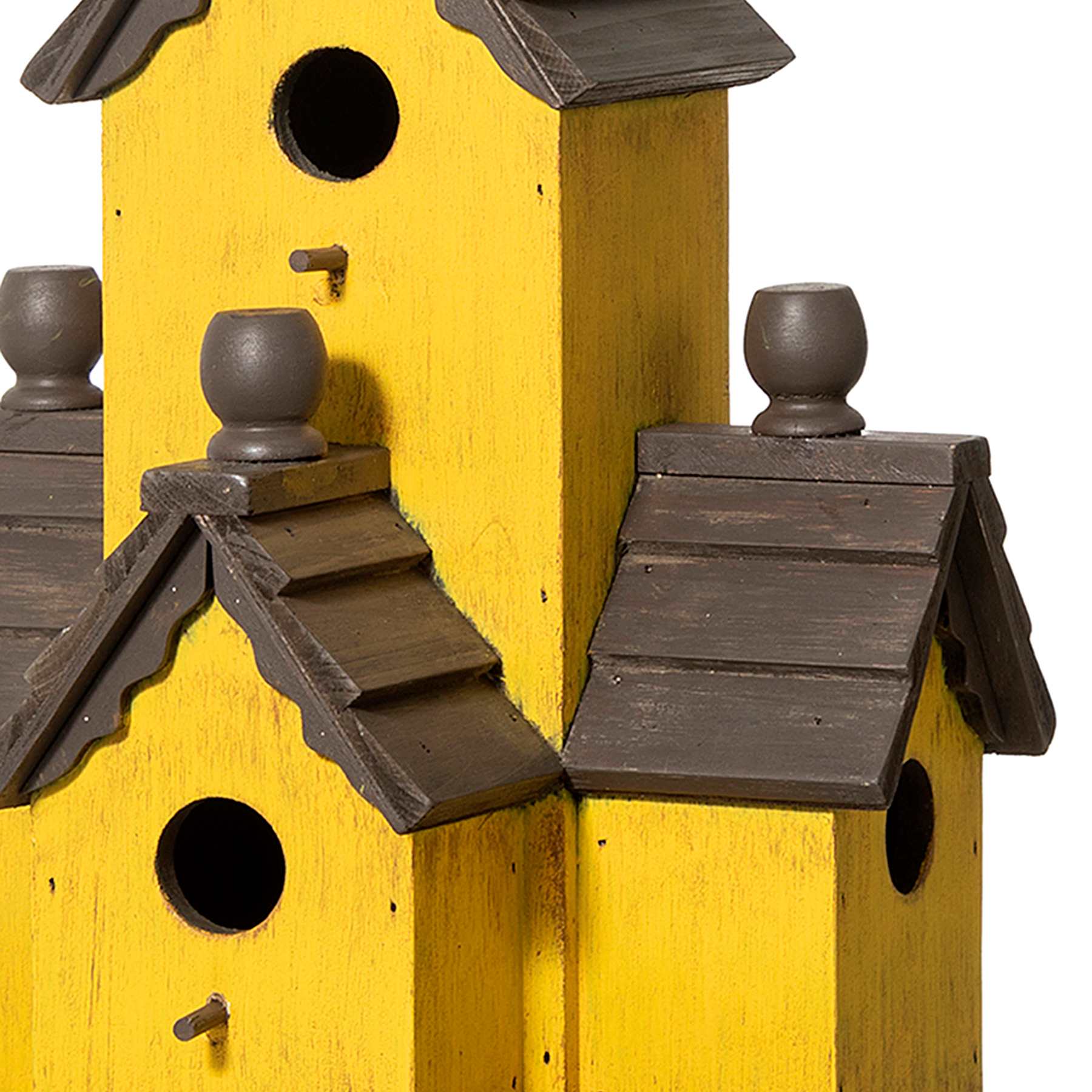 Yellow Condo Birdhouse, 15"