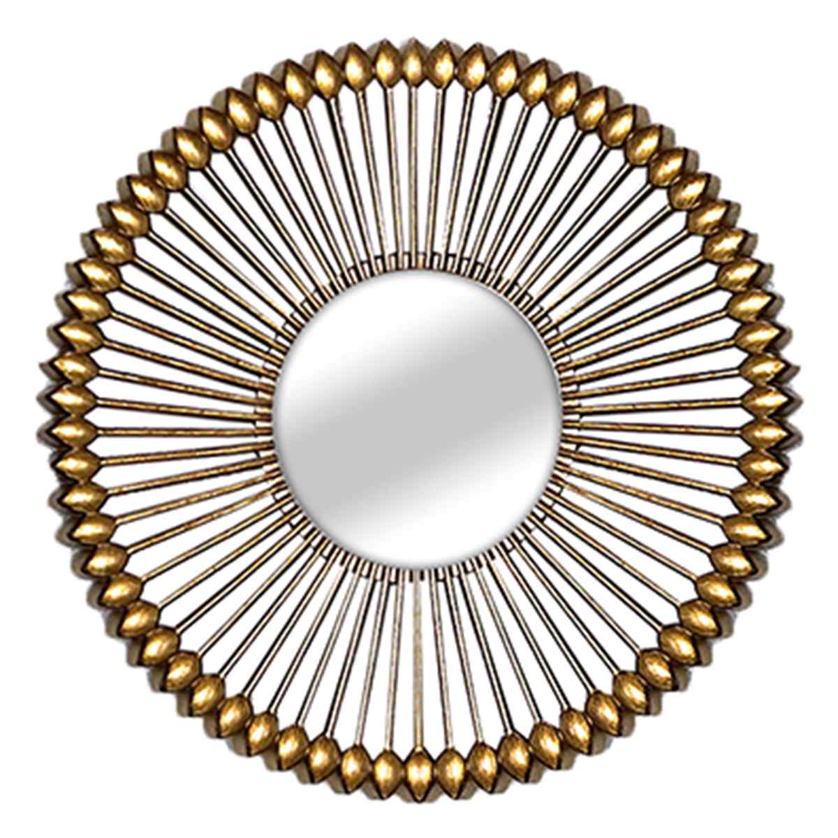 Three Piece Set Round Mirrors With Open Frame, 10x10