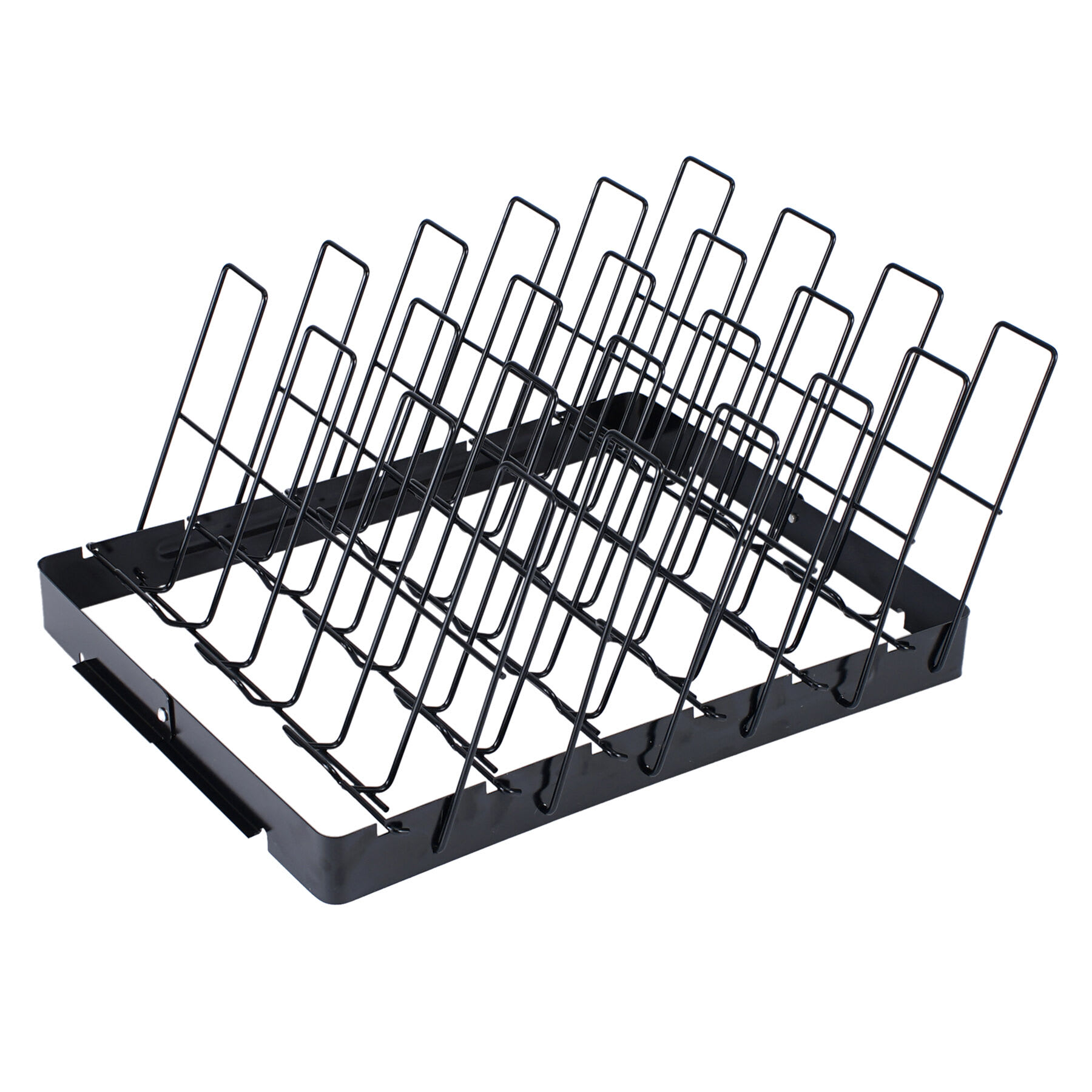 Char-Broil Non-Stick Folding Rib Rack, Holds Up to 2 Half Racks