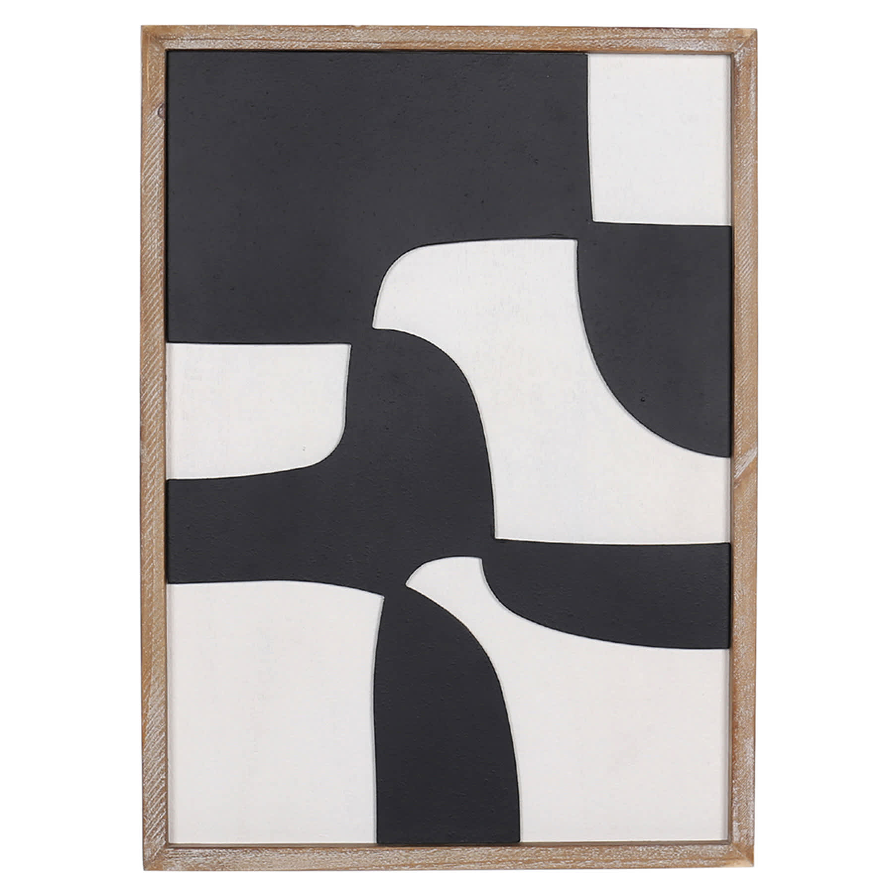 Crosby St. Abstract Wooden Wall Decor, 16x22