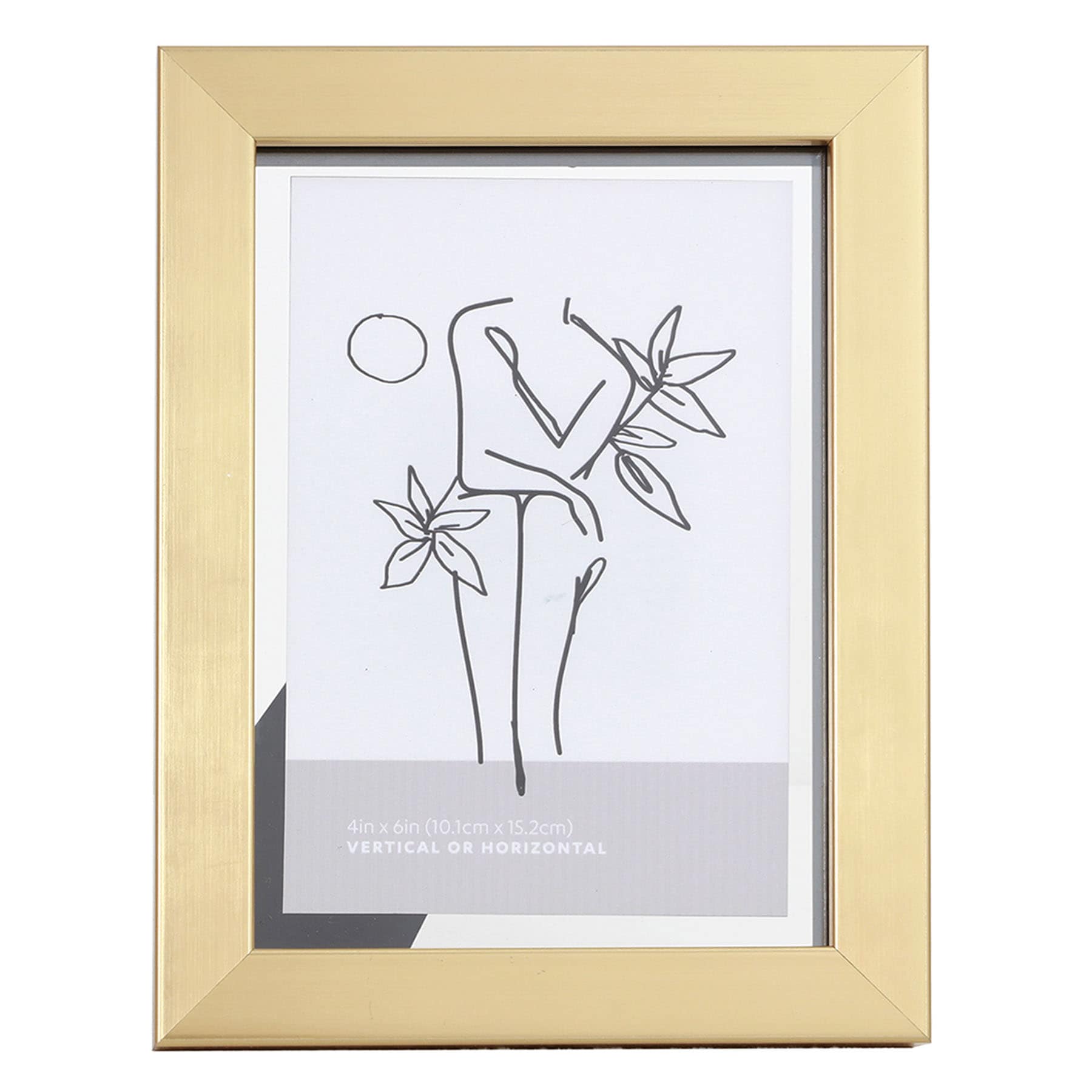 Gold Float Tabletop Picture Frame, 5x7