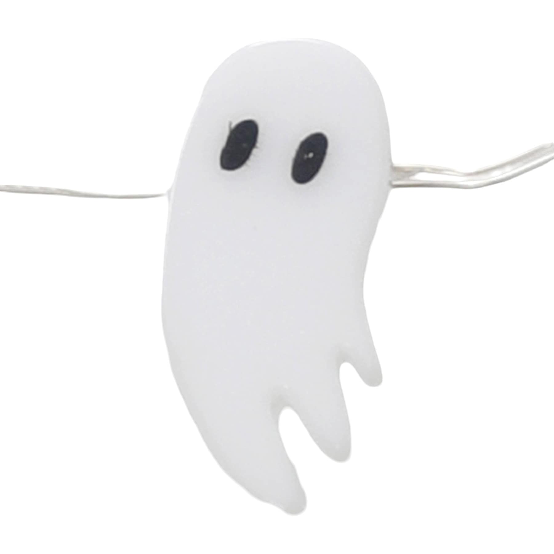 20-Count LED Halloween Ghost String Lights, Battery Operated