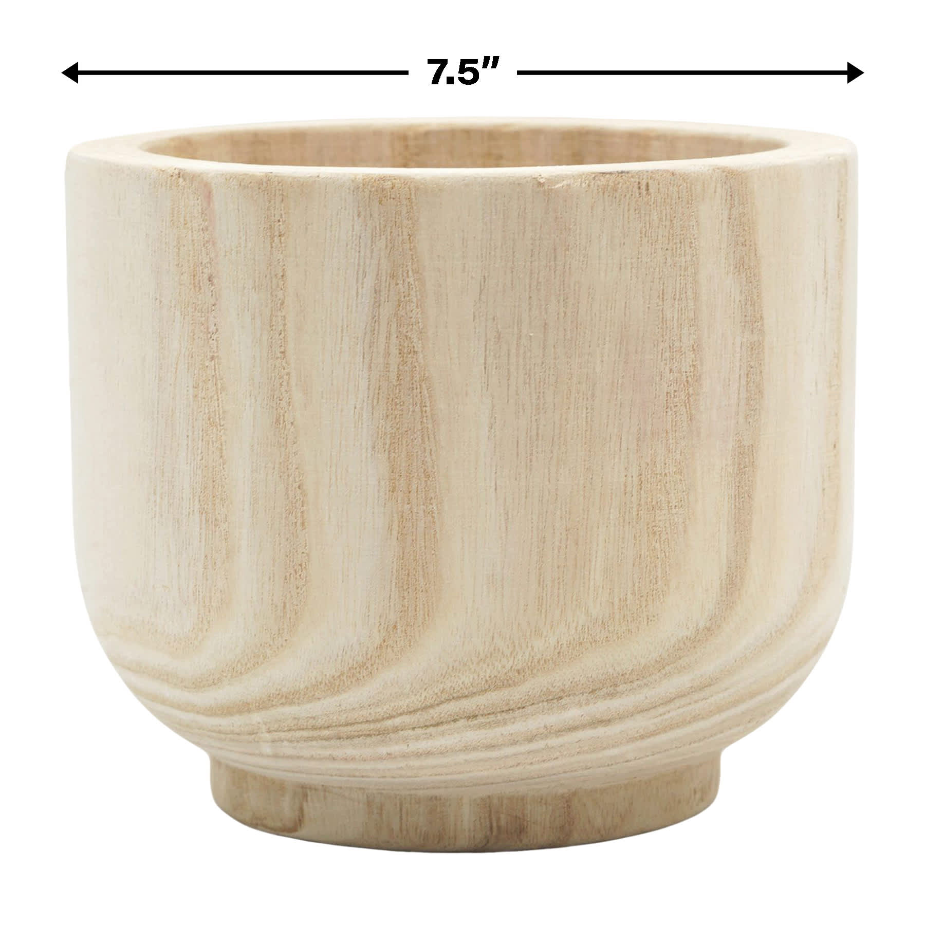 Ty Pennington Hollow Wood Outdoor Planter, Medium