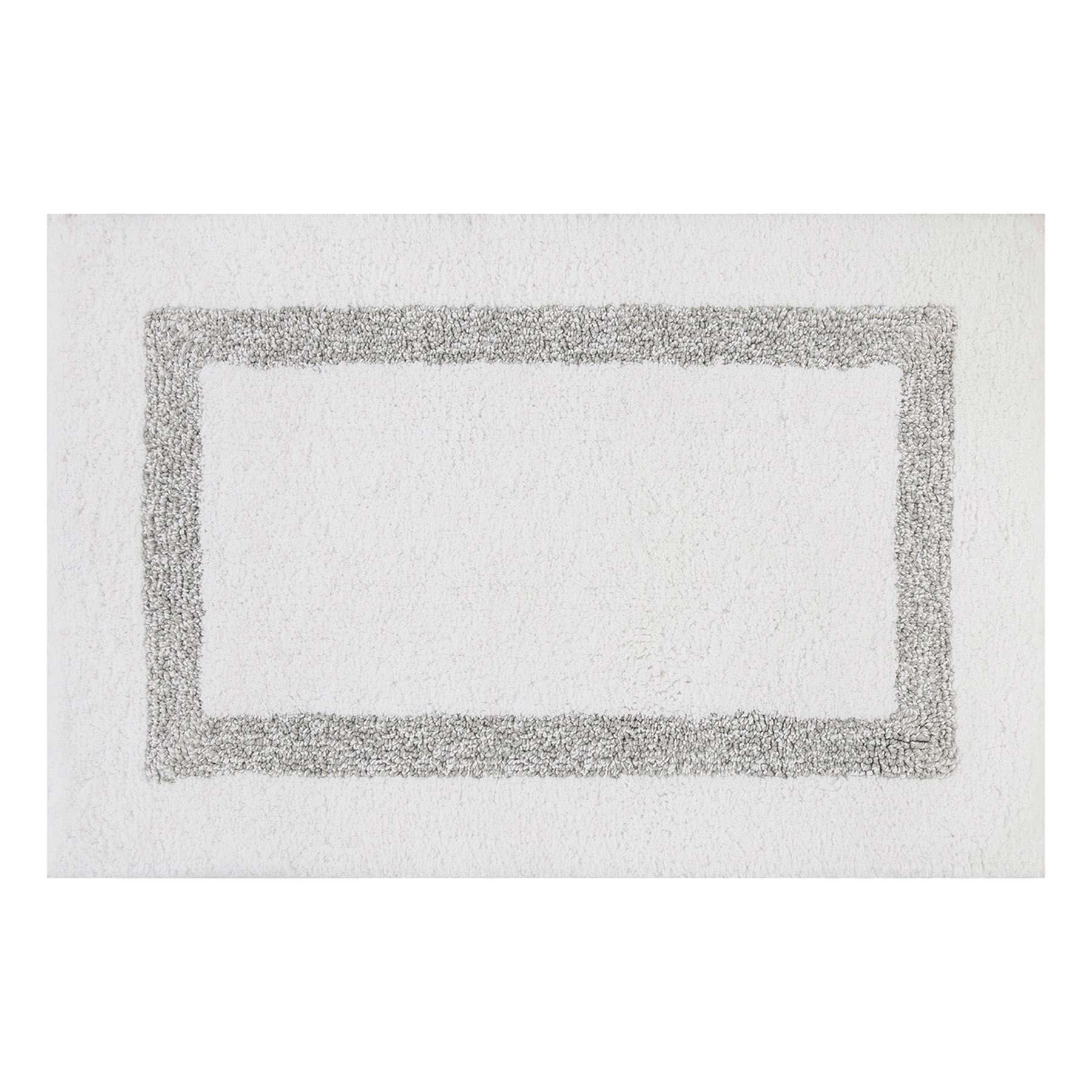 Providence Racetrack Grey Bath Rug, 20x30