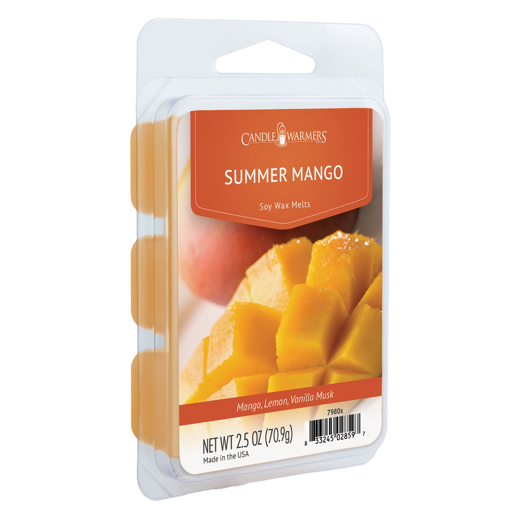 Summer Mango Scented Wax Melts, 2.5oz