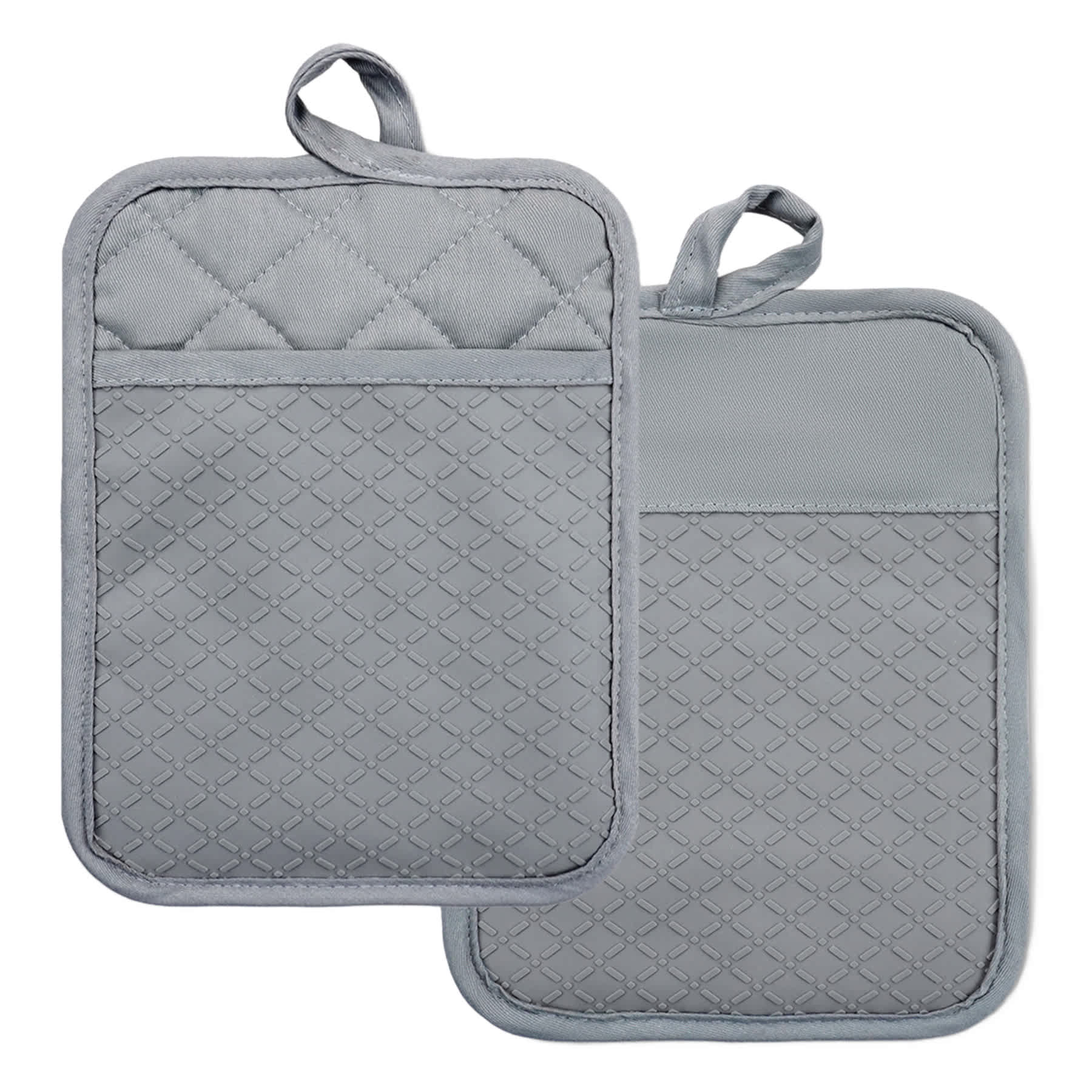 Grey Silicone Pot Holder