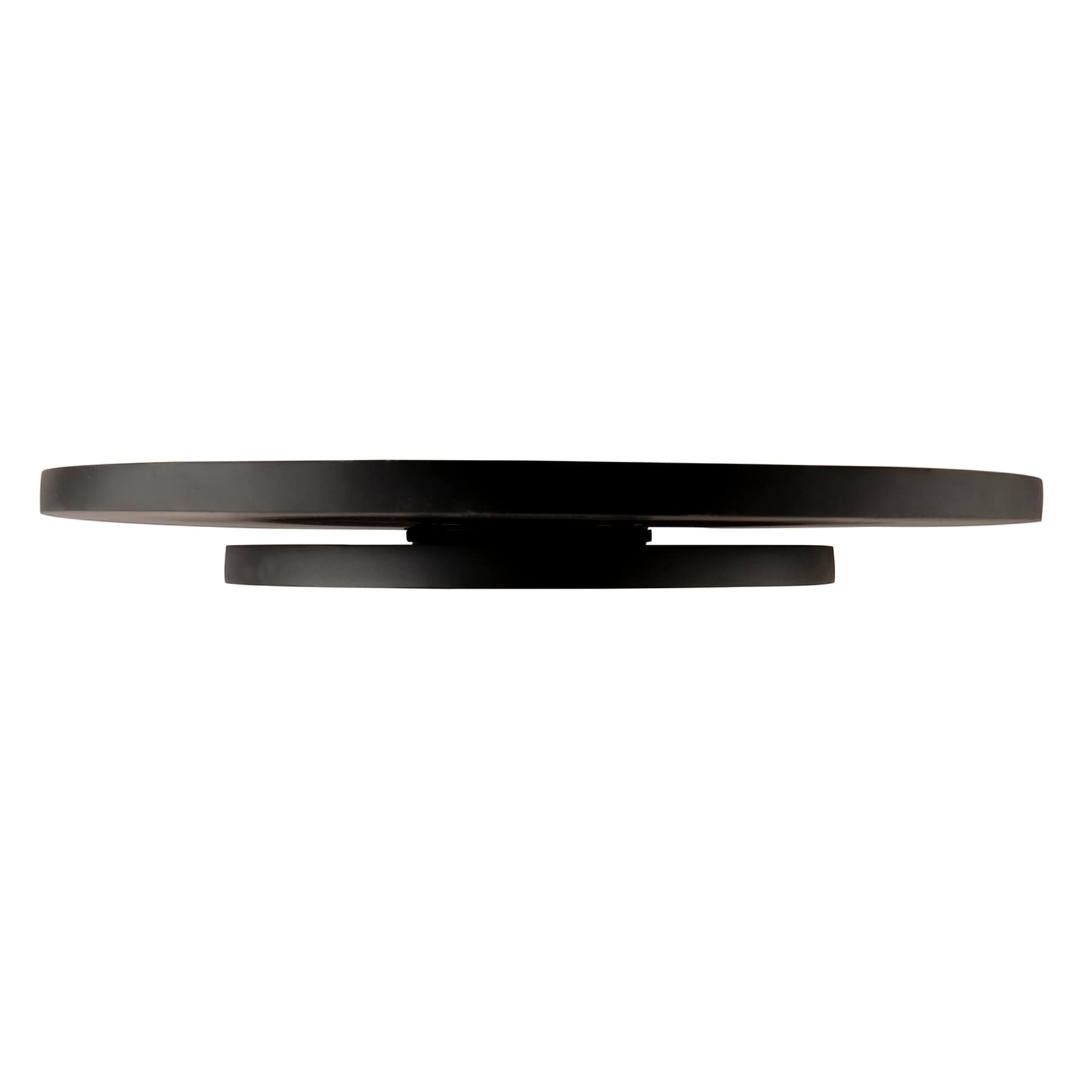 Black Wooden Rotating Lazy Susan
