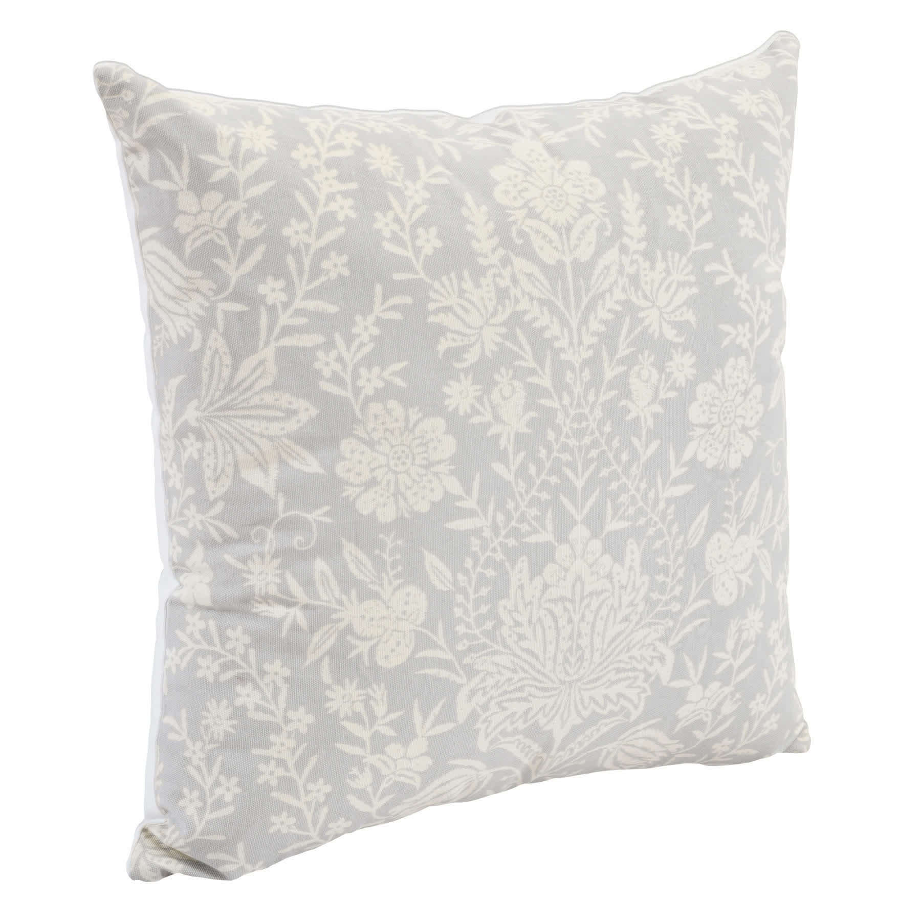Found & Fable Lotus Floral Print Throw Pillow, 18"