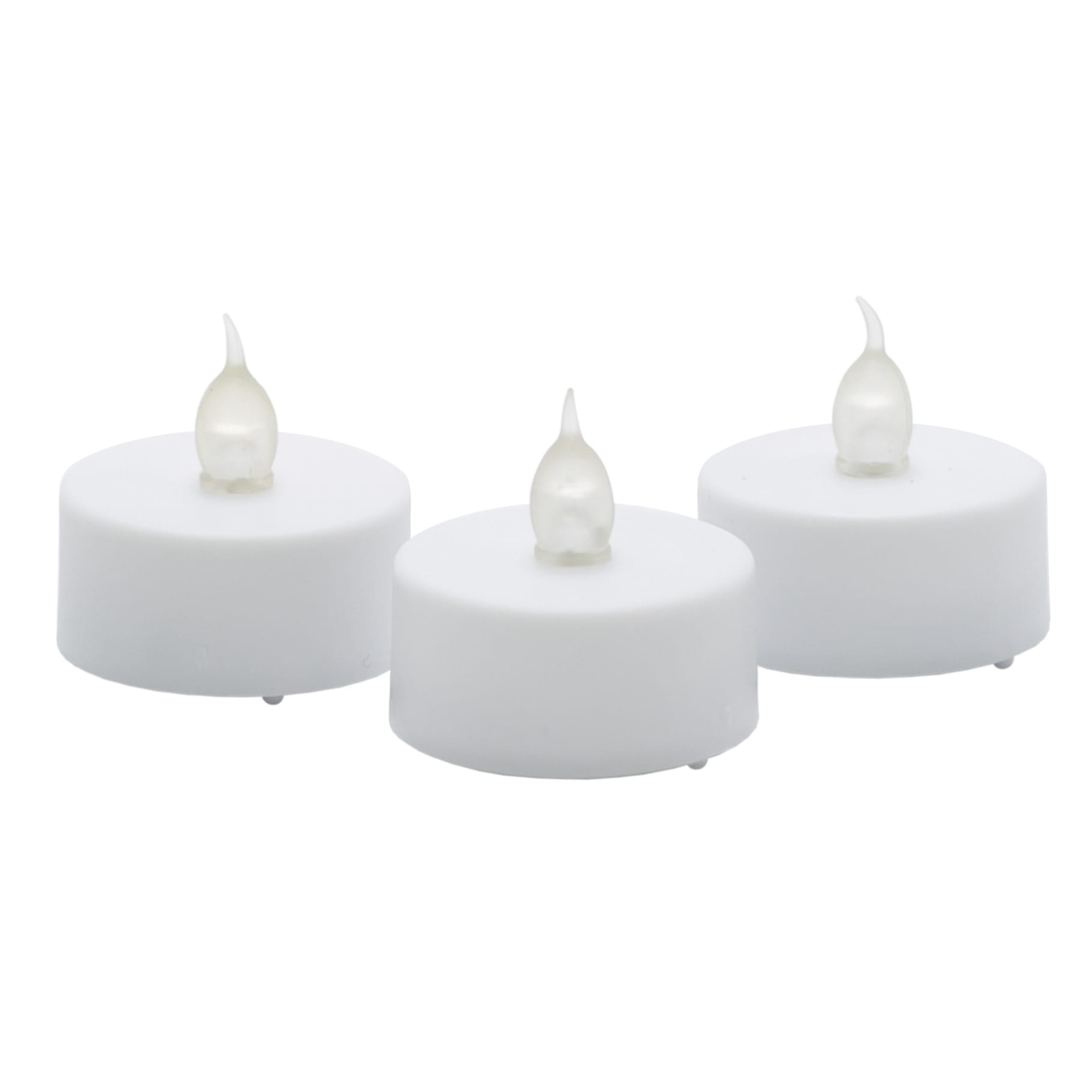 3-Pack White LED Tealight Candles