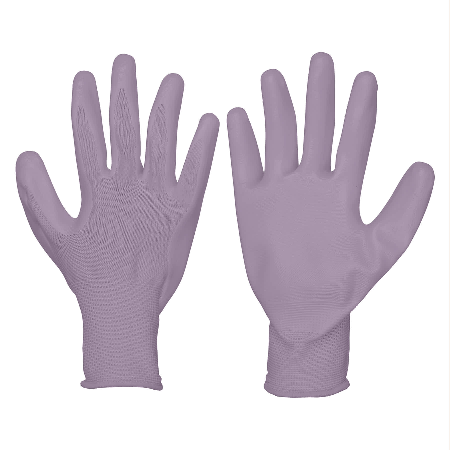 Coated Gardening Gloves, Light Purple