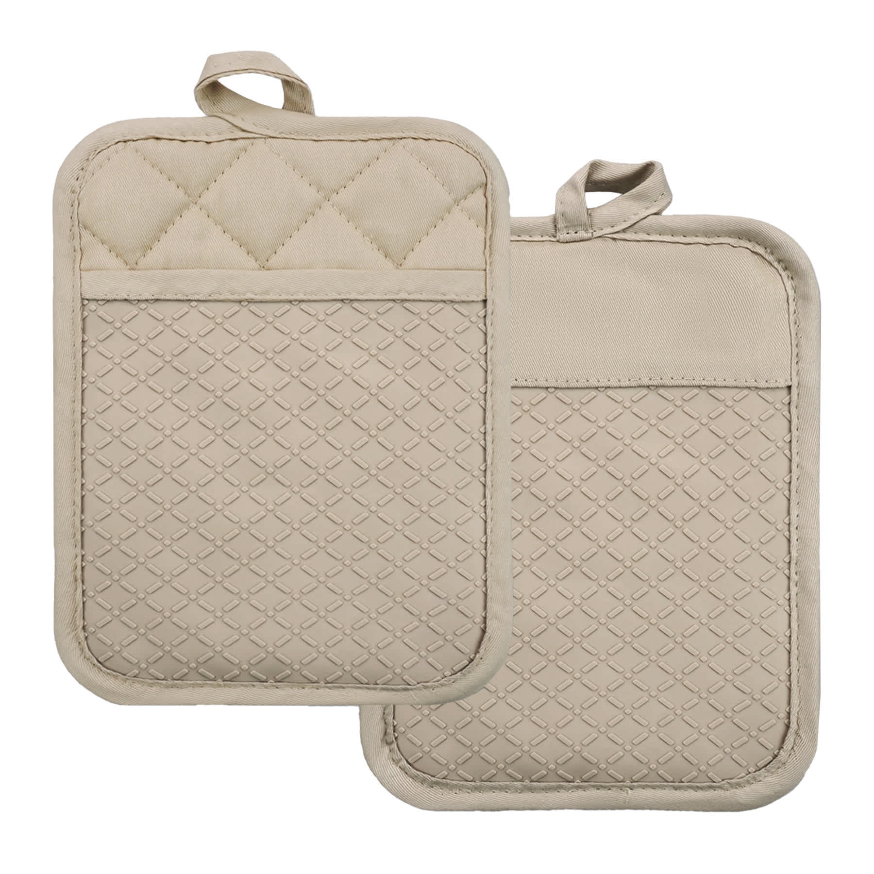 Taupe Silicone Pot Holder
