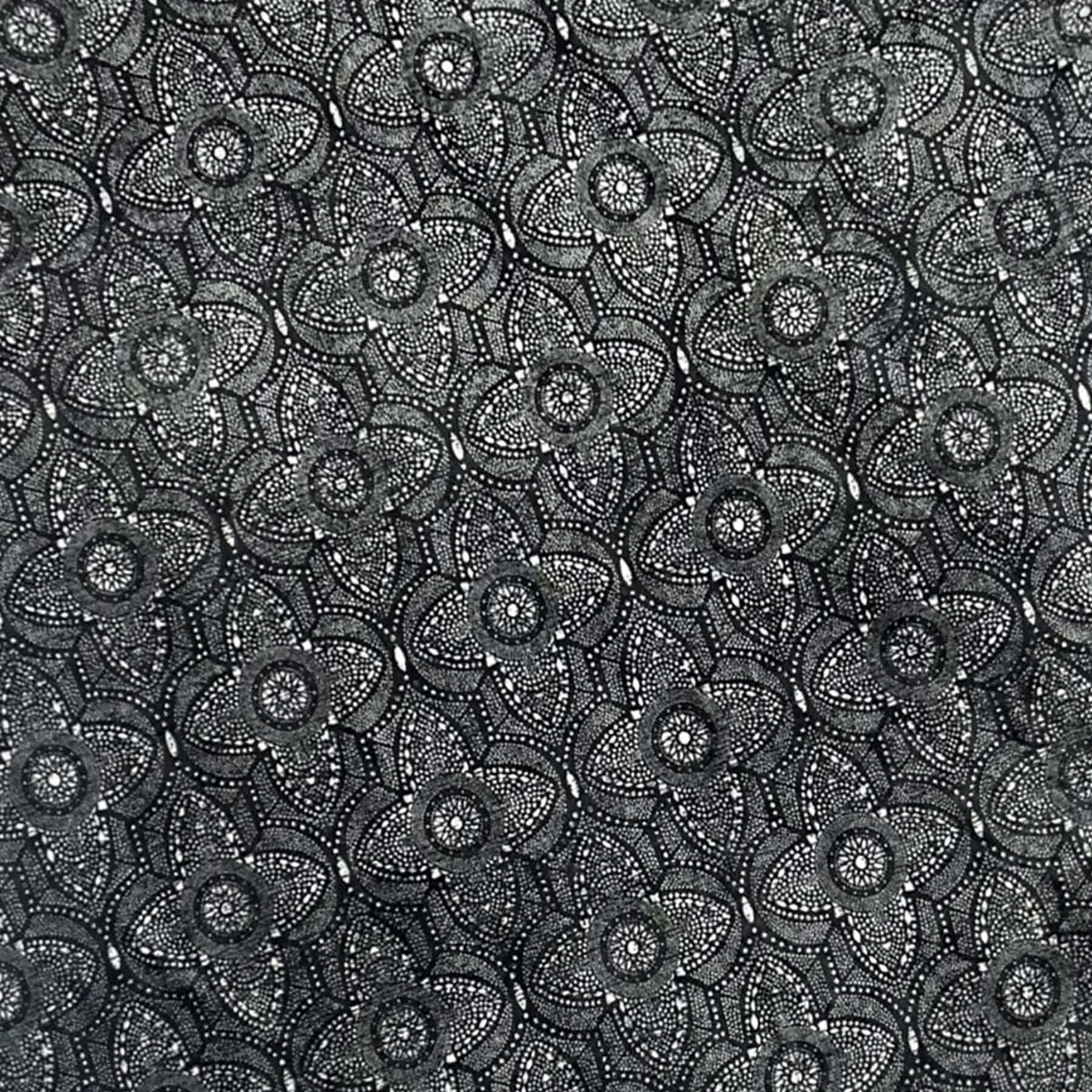 Found & Fable Arabesque Micro Plush Throw Blanket, 50x60