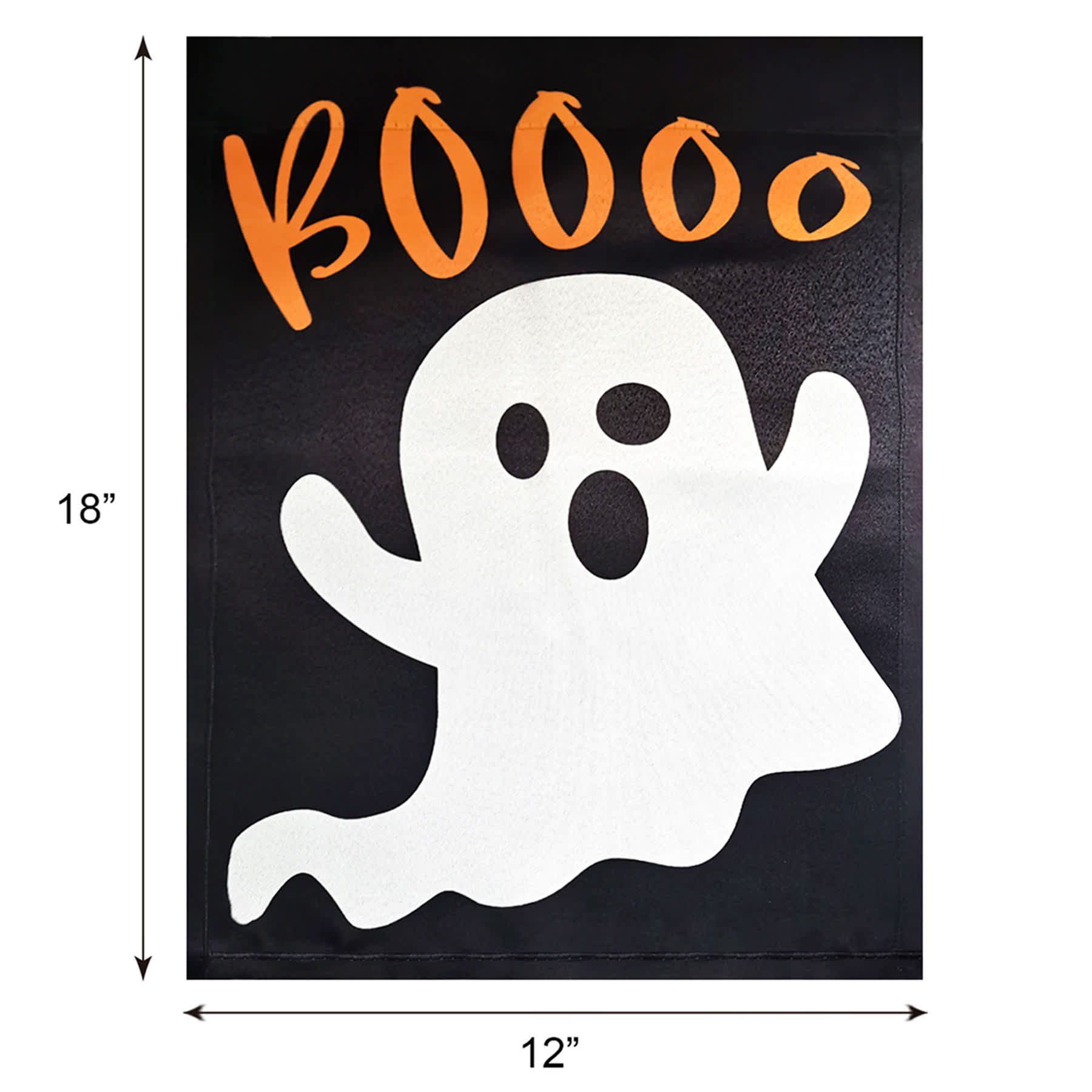 Happy Haunting Boooo Flag, 18"