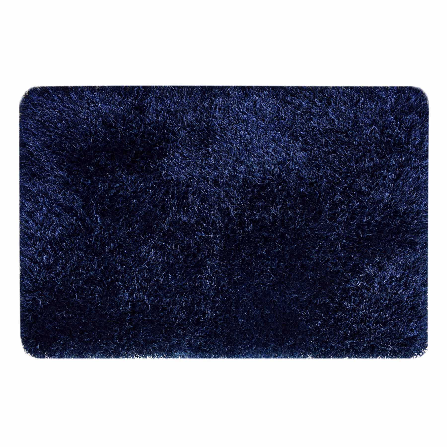 Eve Blue Shag Accent Rug, 27x42