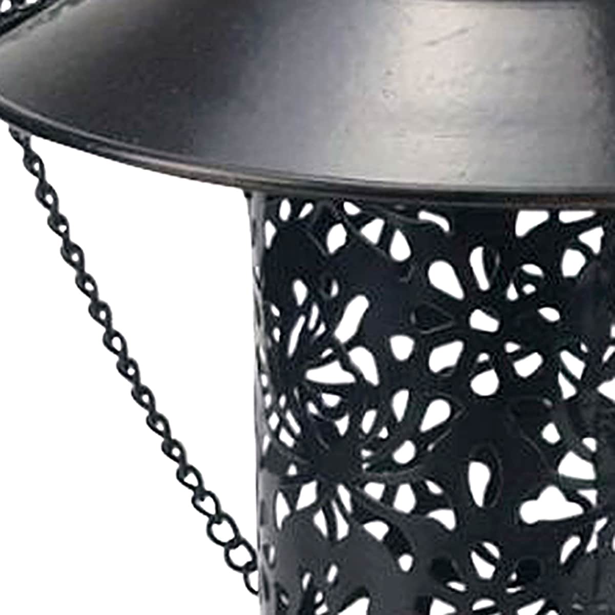 Black Solar Mesh Bird Feeder, 8"