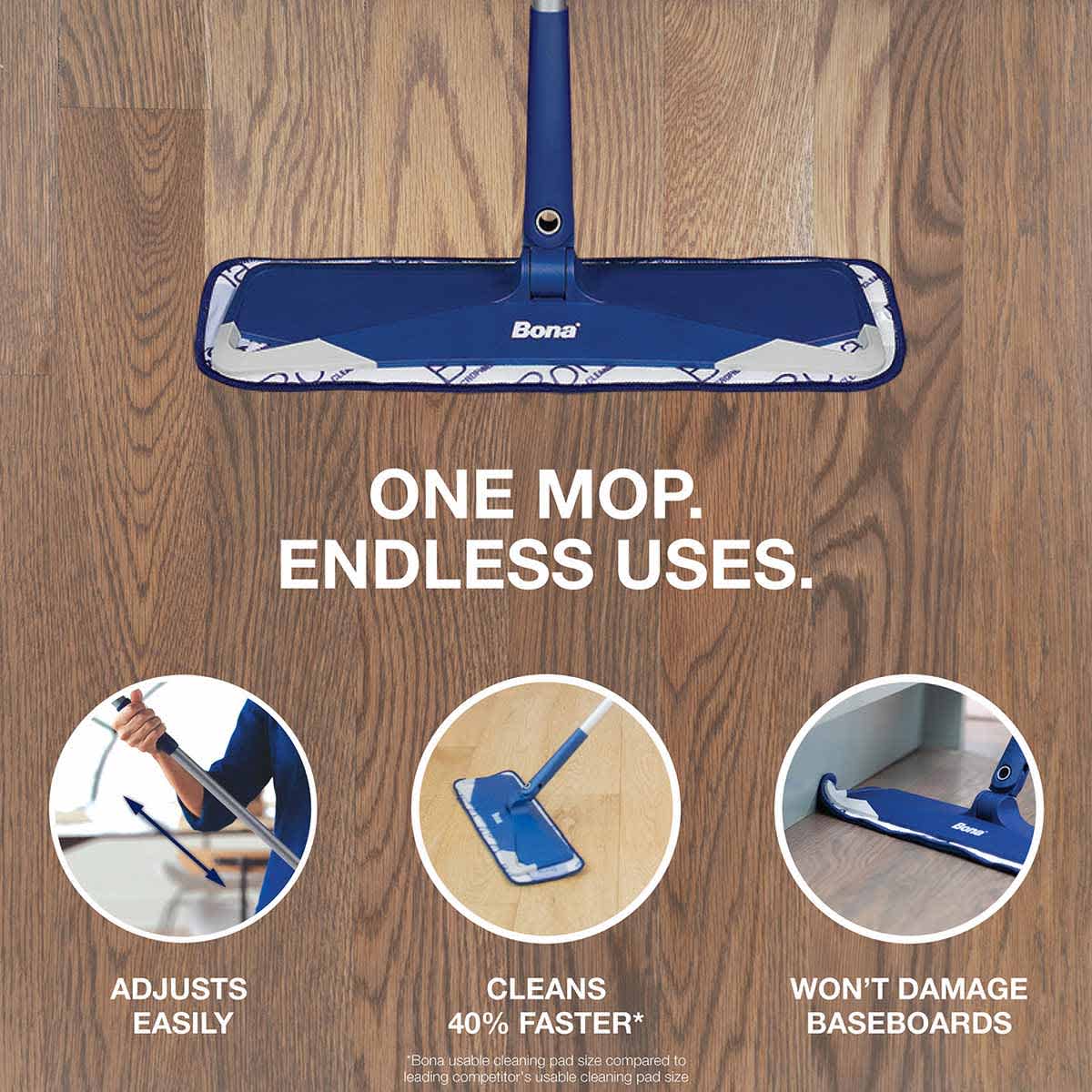 Bona Microfiber Premium Sweep Clean Mop