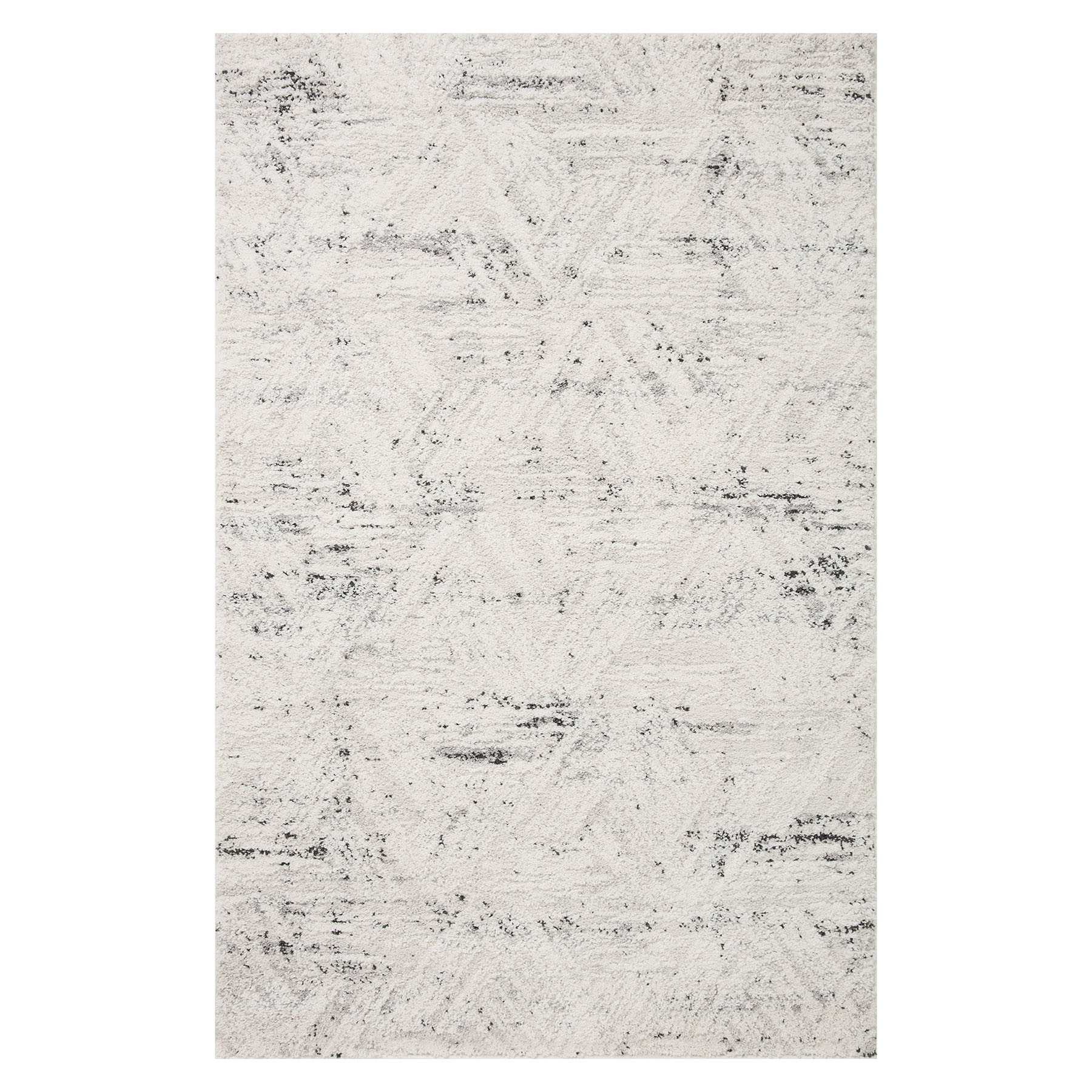 (B593) Boulder Ivory Area Rug, 4x6
