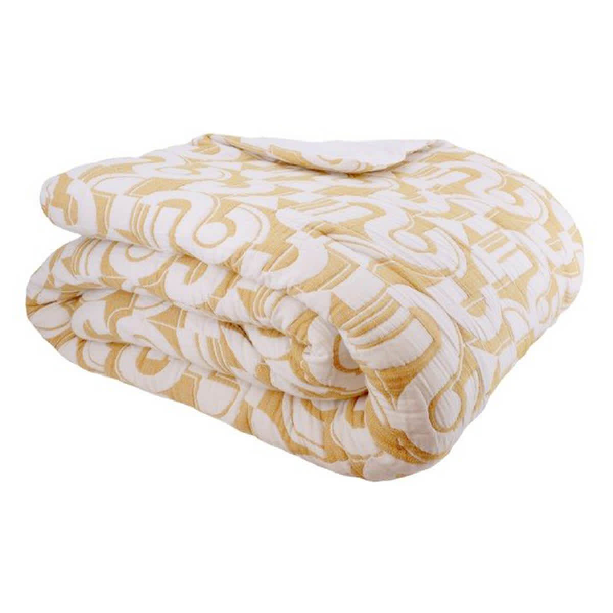 Crosby St. 3-Piece Yellow Geo Matelasse Comforter Set, King