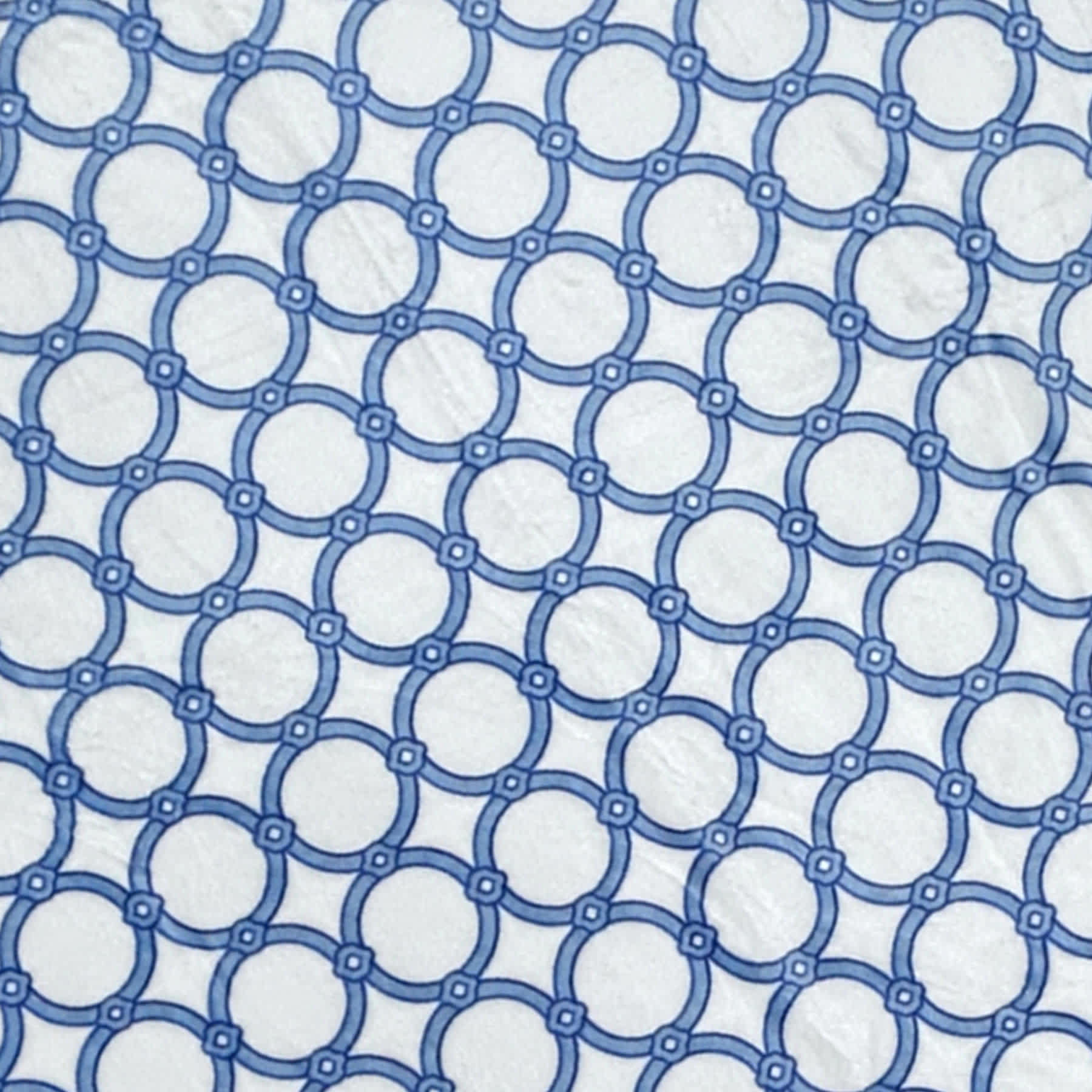 Providence Link Trellis Print Micro Plush Throw Blanket, 50x60