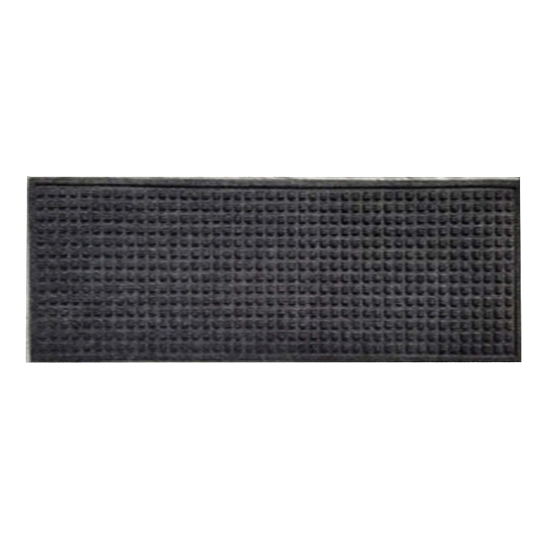 4-Pack Charcoal Rubber Stair Treads, 10x30