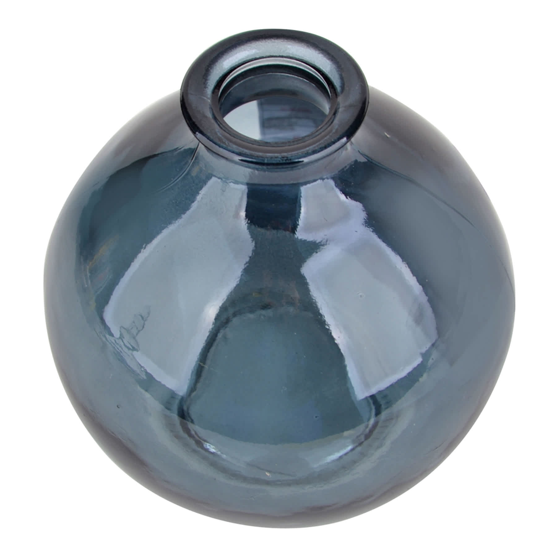 Blue Glass Bud Vase, 5"