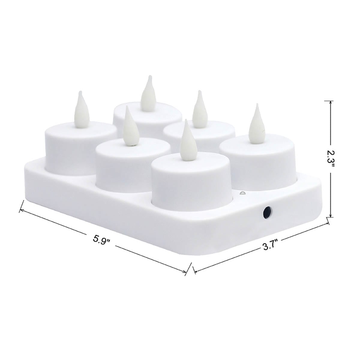 6Pk Rechargable Led Tealights