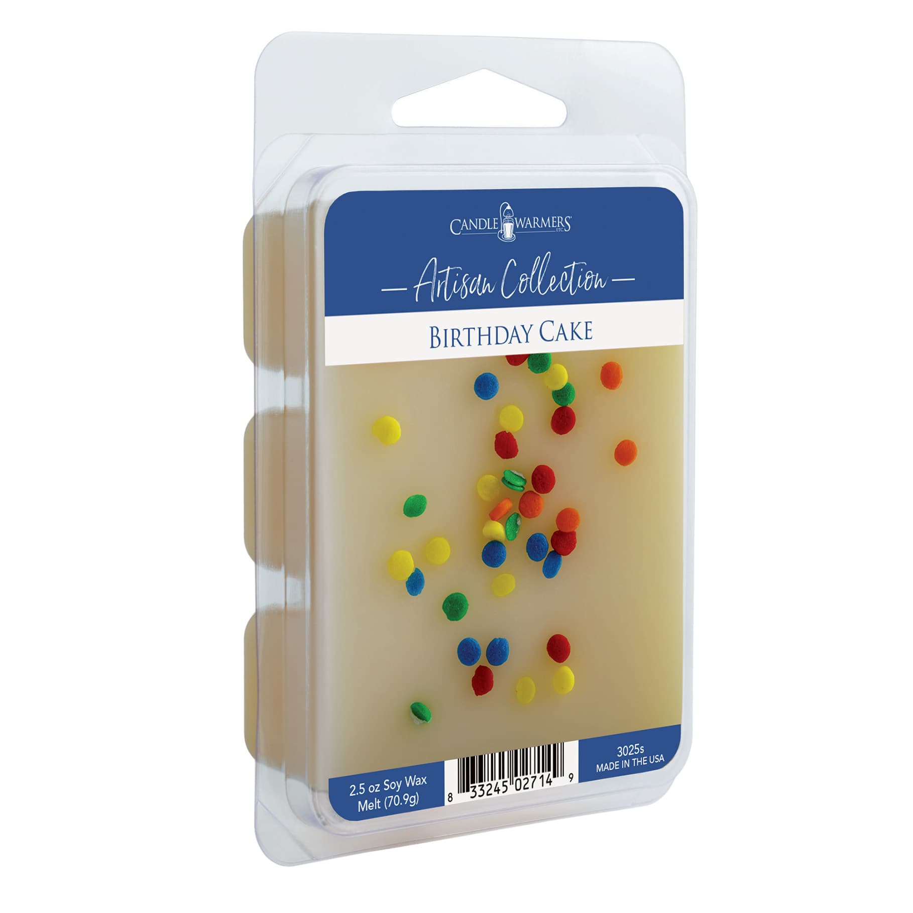 Birthday Cake Scented Artisan Wax Melt, 2.5oz