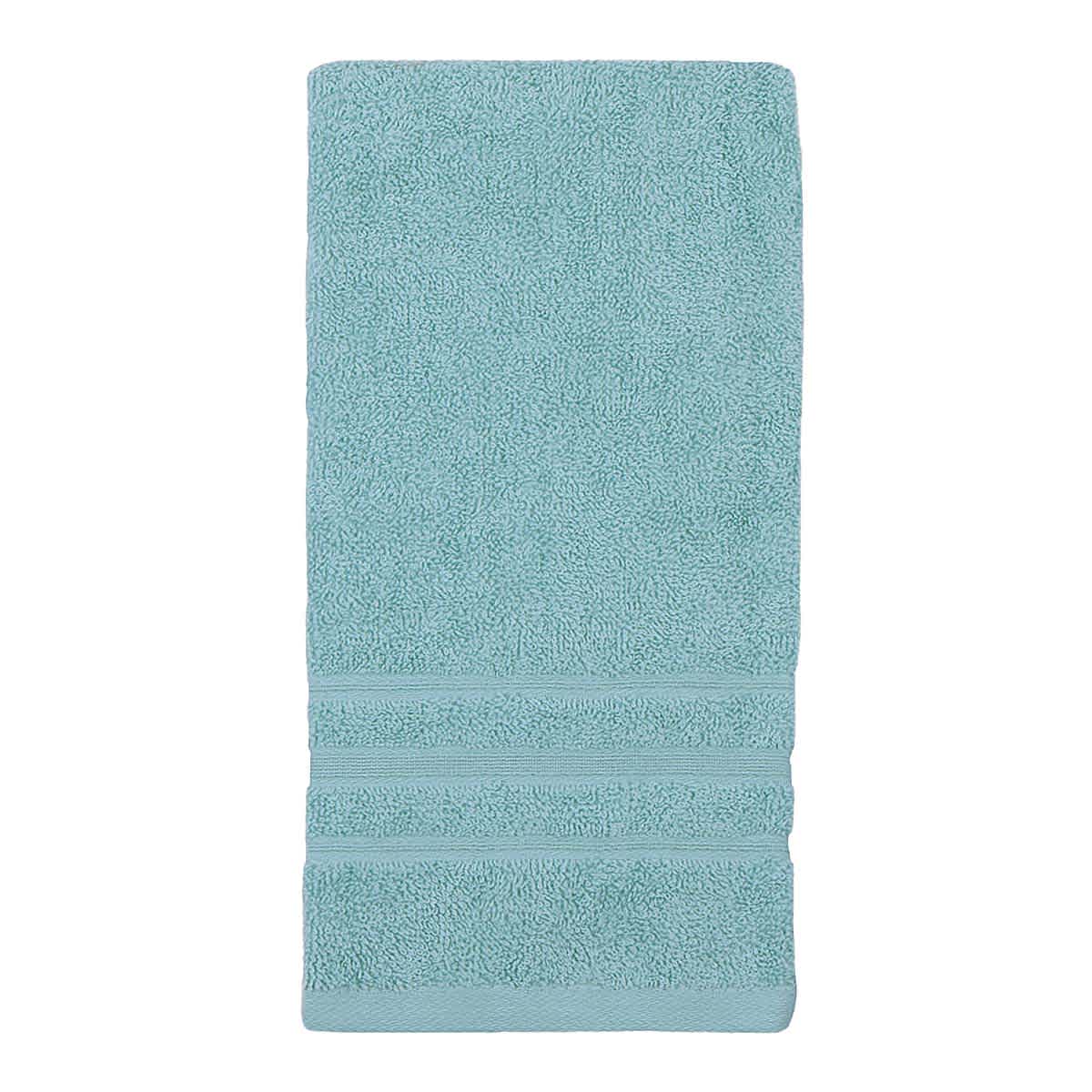 Essential Solid Turquoise Hand Towel, 16x26