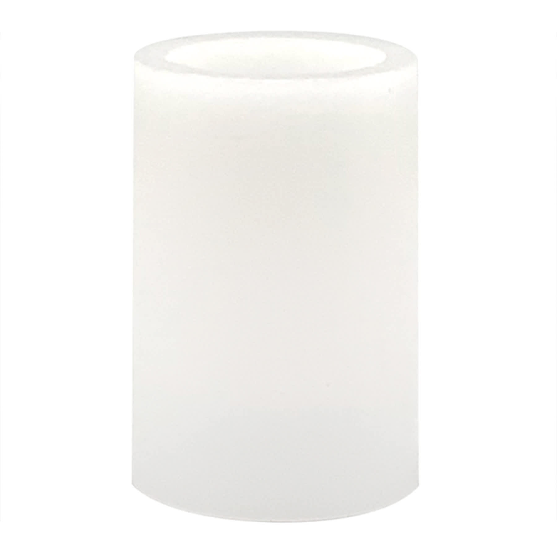 3-Pack White Wax LED Flameless Votive Candles