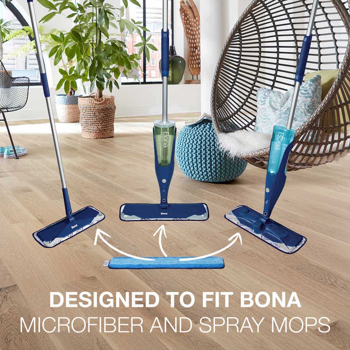 Bona 3-Pack Microfiber Cleaning Pad
