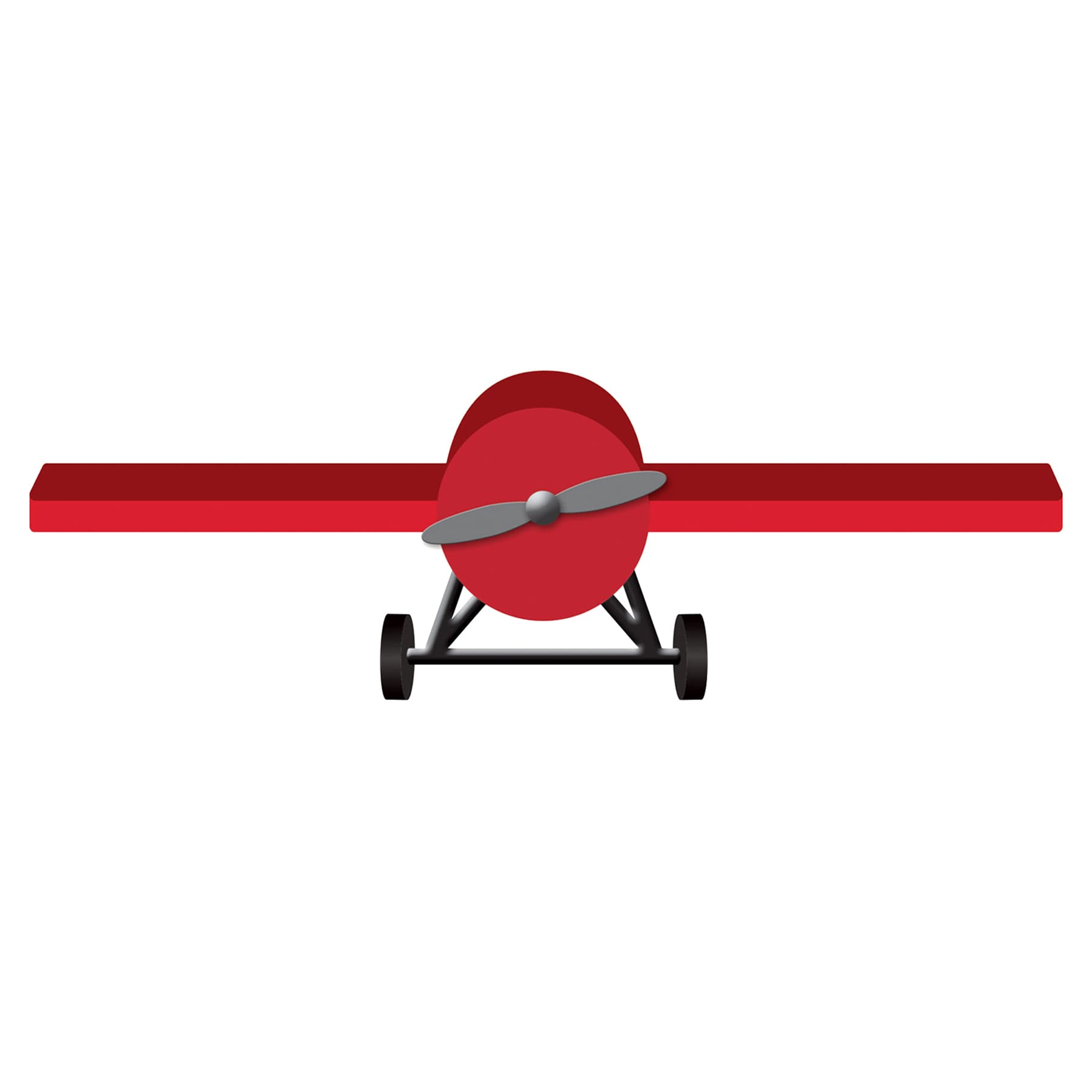 Tiny Dreamers Airplane Wall Shelf, 28x6.5