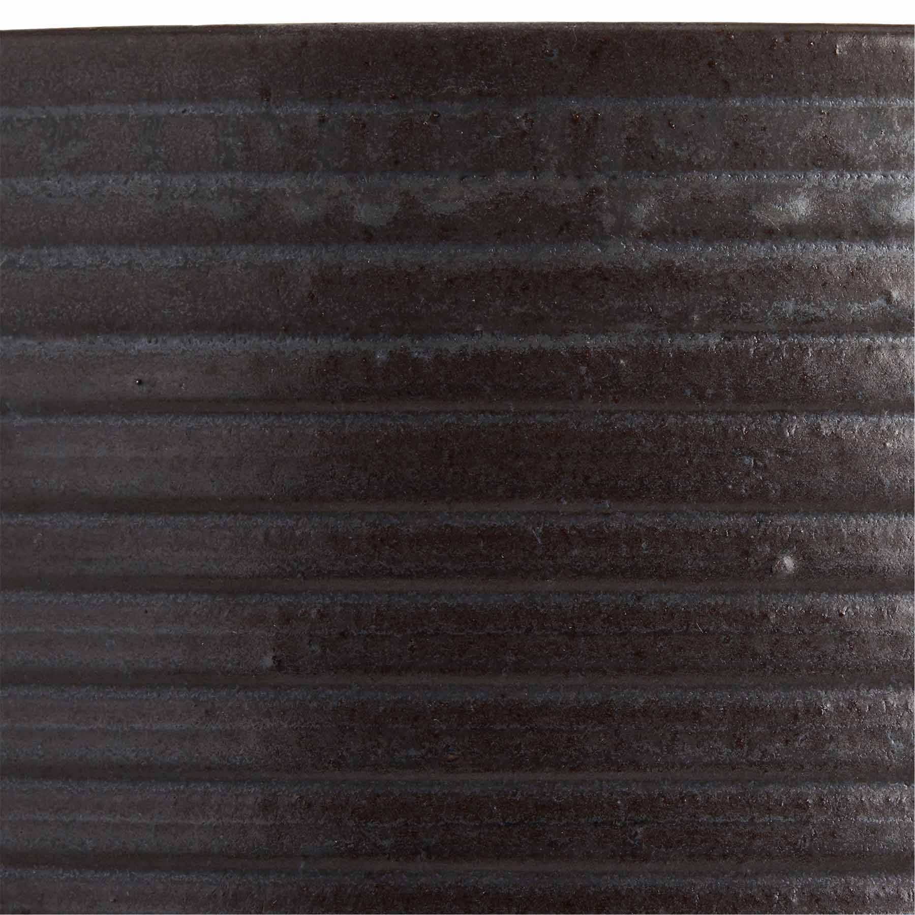 Found & Fable Black & Taupe Outdoor Planter, Large