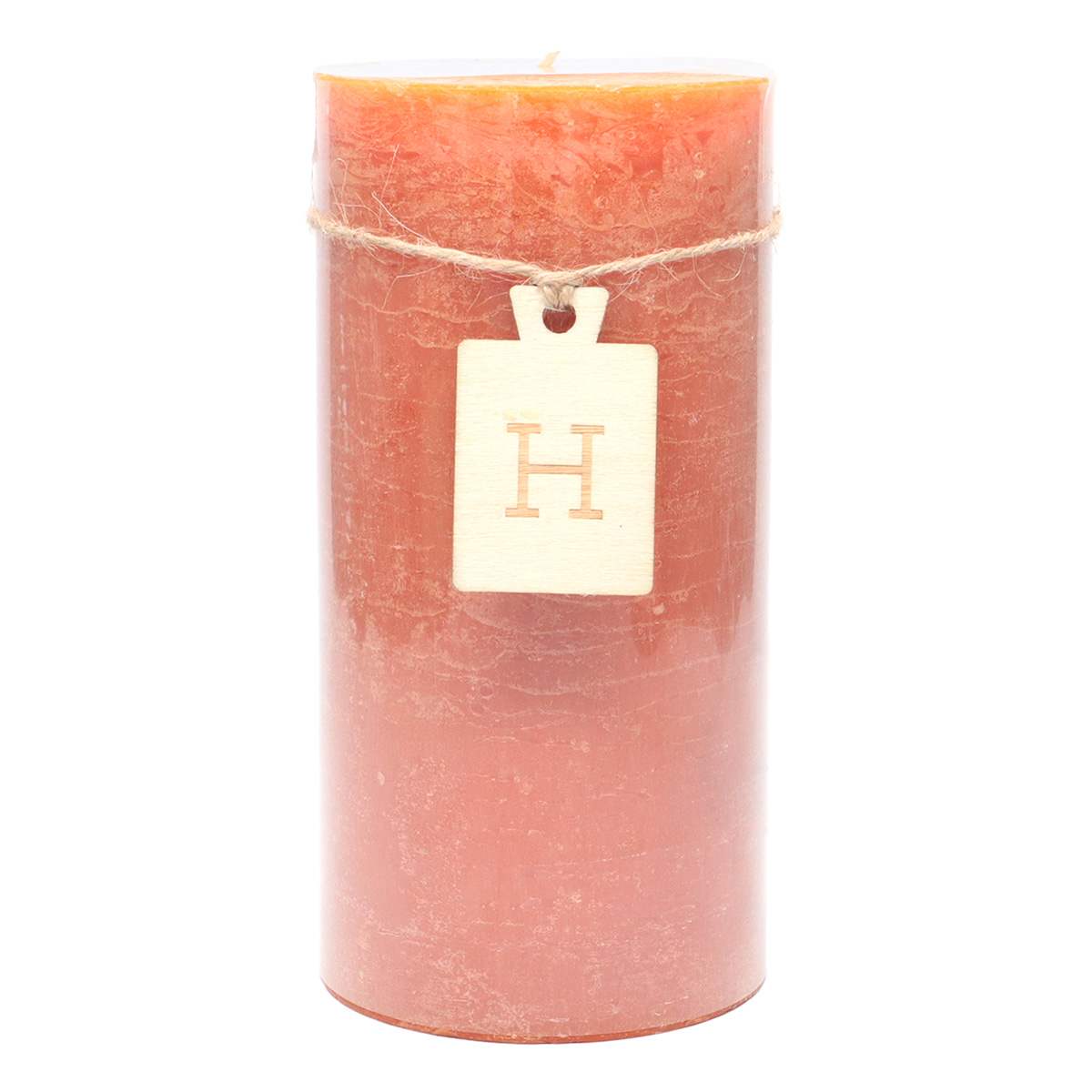 Orange Unscented Pillar Candle, 3x6